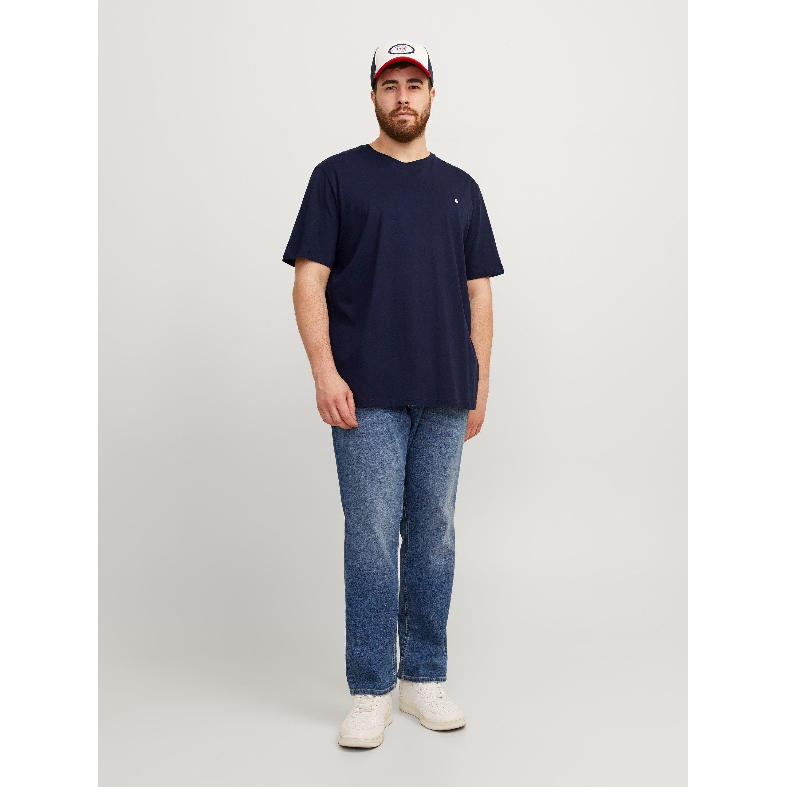 Navy Blazer - Jack and Jones - Paulos T-Shirt Plus Size Mens - 7