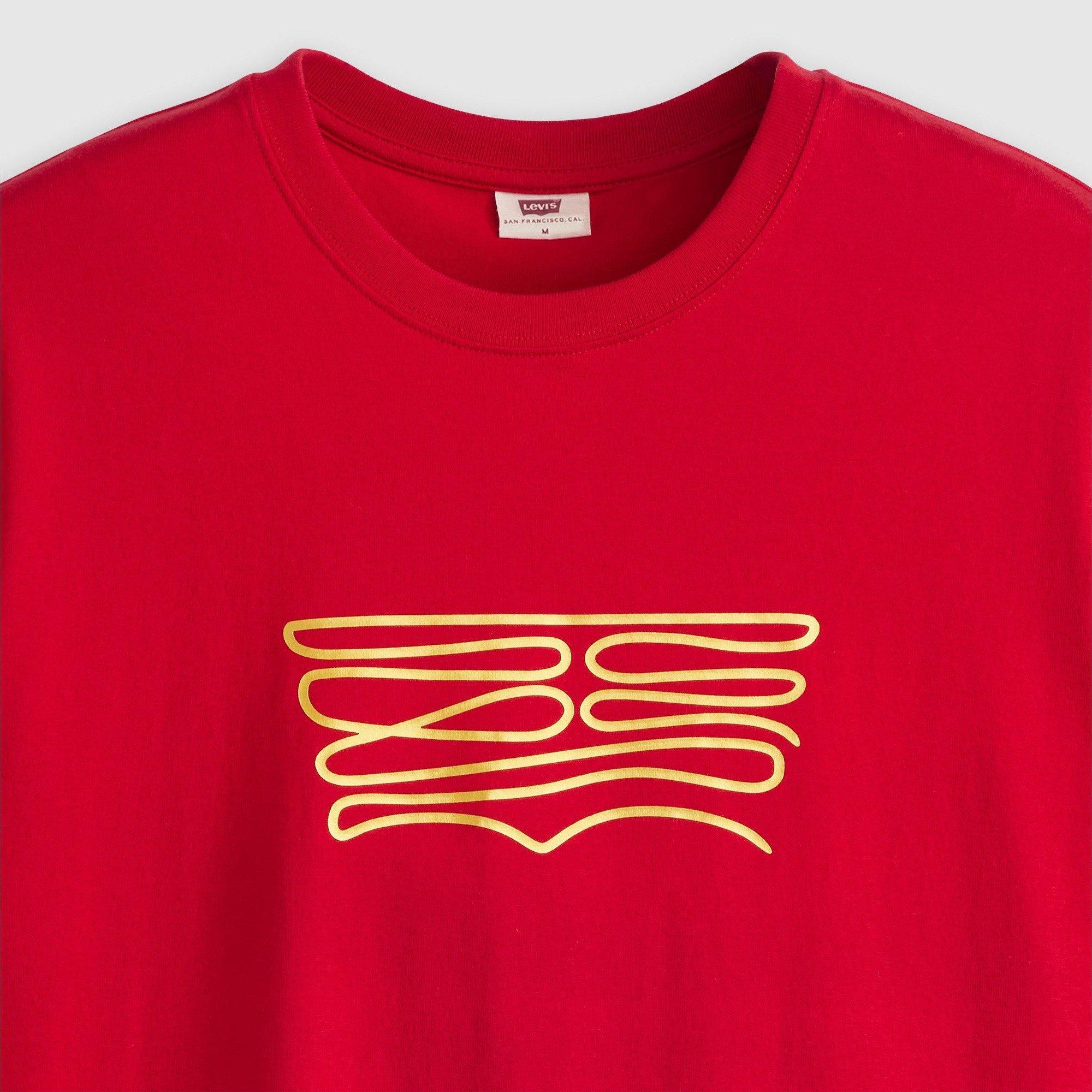 China Red - Levis - Mens Lunar New Year Graphic T-Shirt - 5