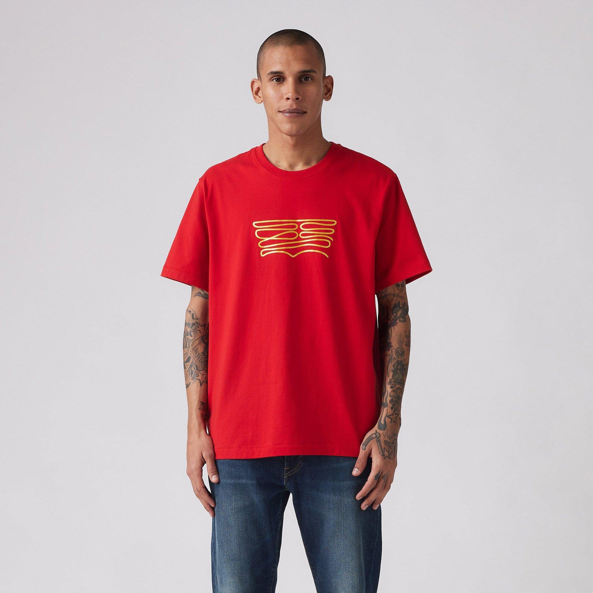 China Red - Levis - Mens Lunar New Year Graphic T-Shirt - 6
