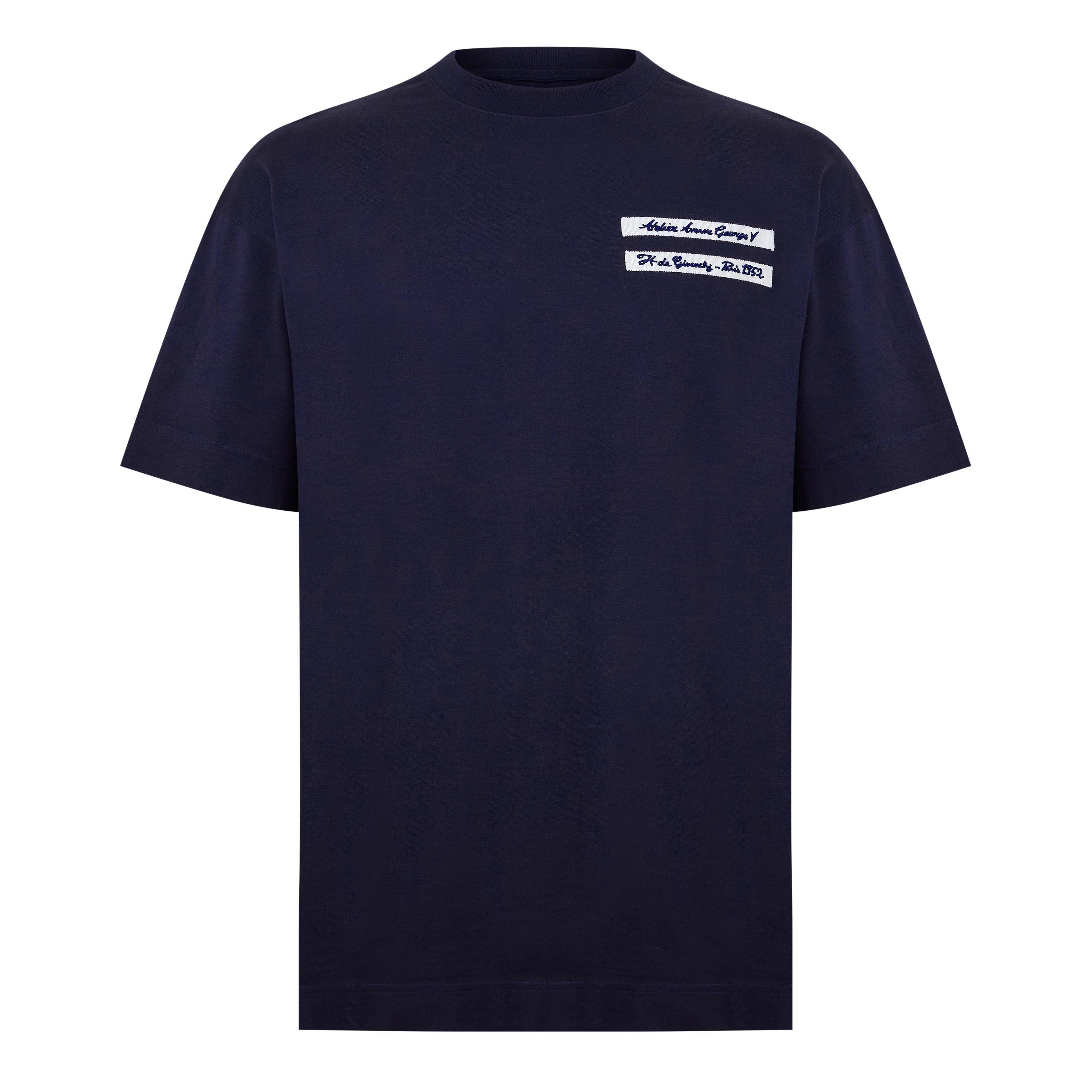Dark Blue - GIVENCHY - Logo T-Shirt - 5