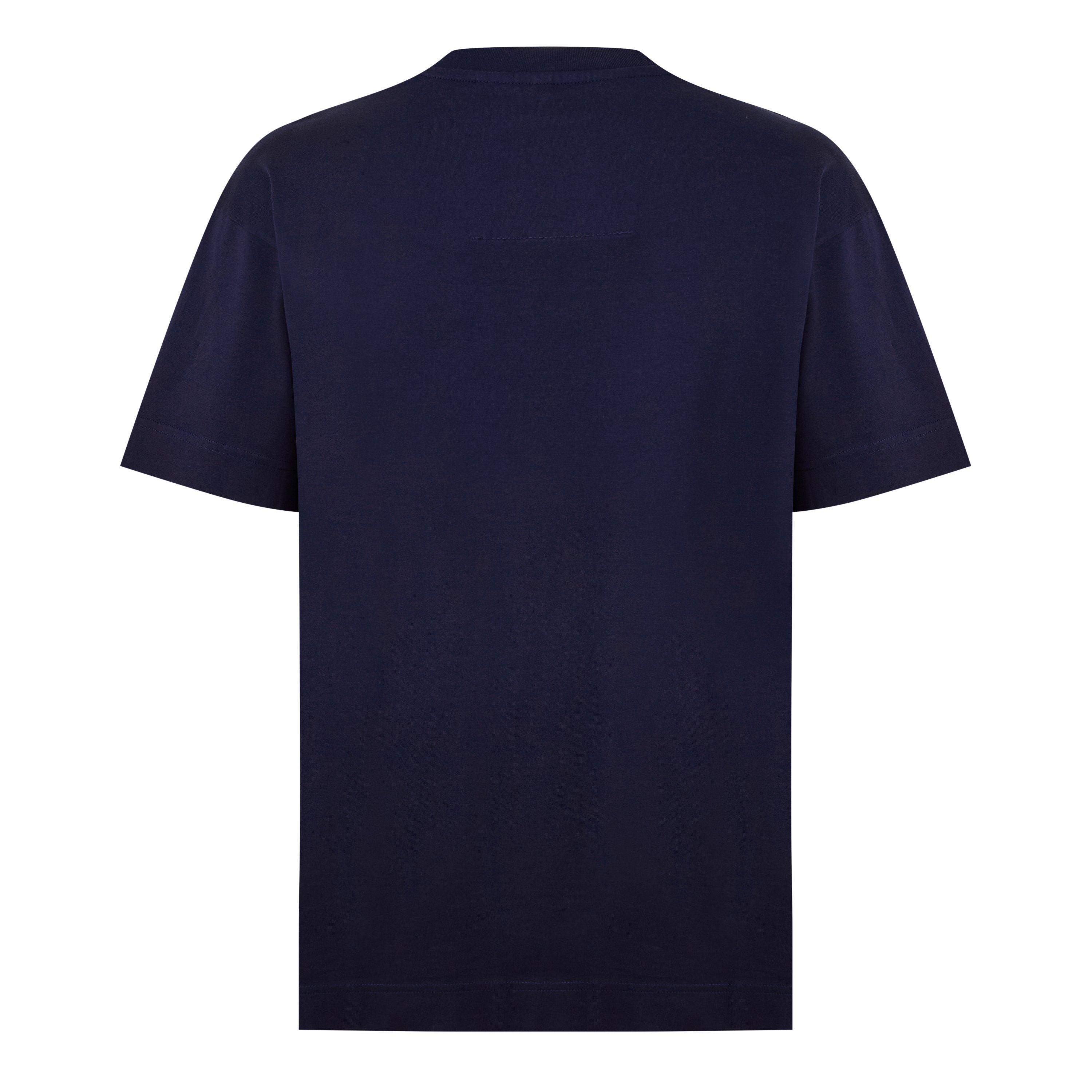 Dark Blue - GIVENCHY - Logo T-Shirt - 6