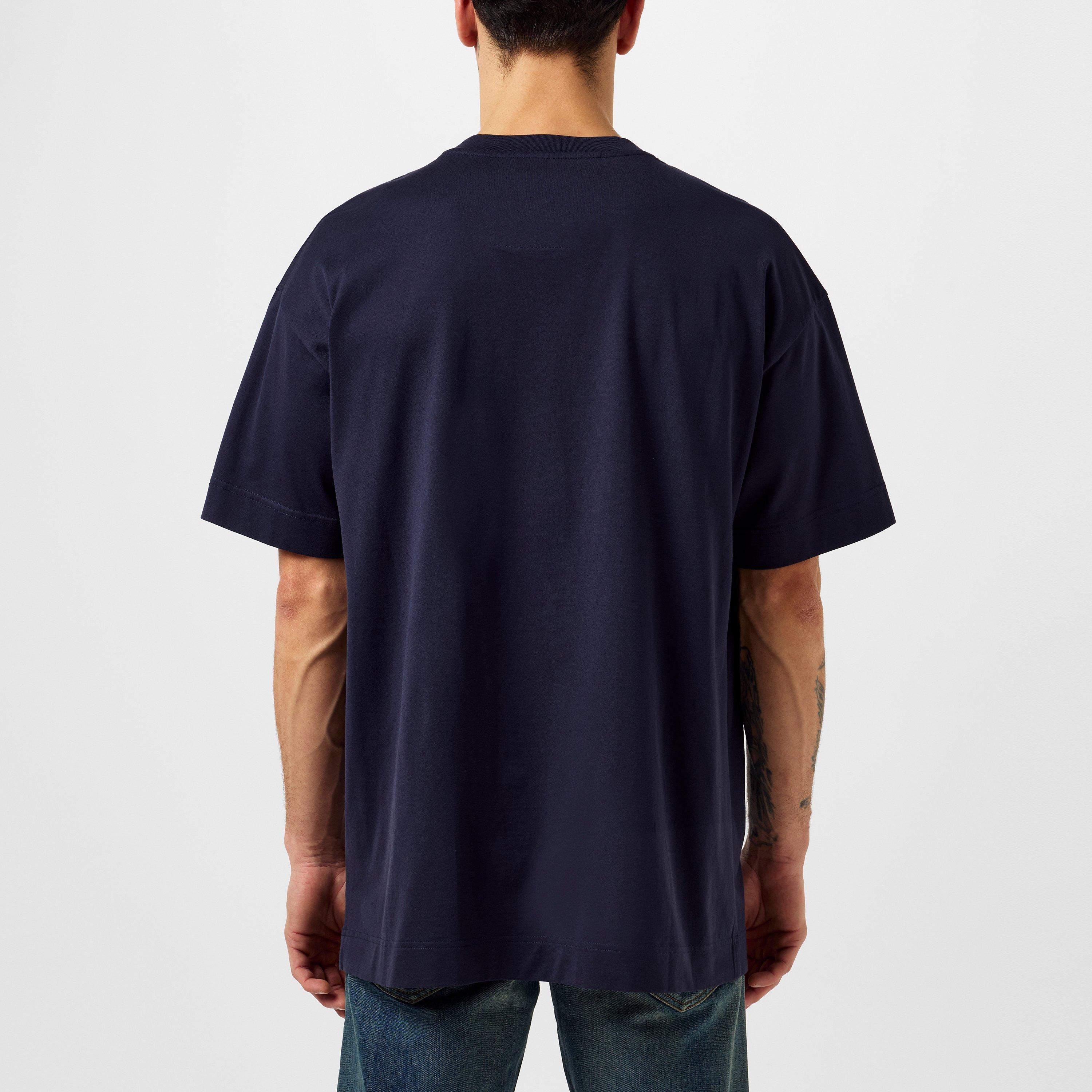 Dark Blue - GIVENCHY - Logo T-Shirt - 3
