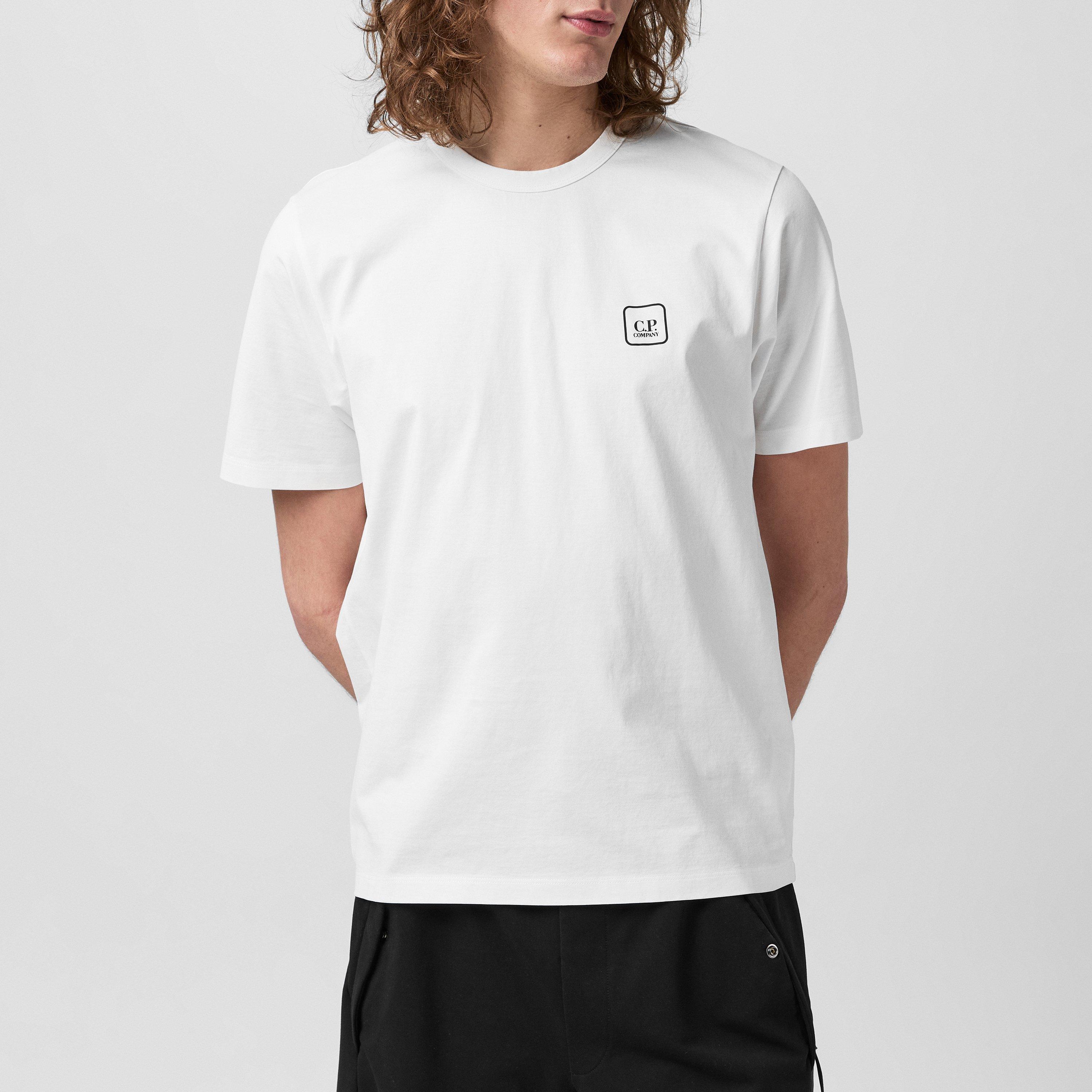 Cp Company Metropolis Men's T-Shirts - Short Sleeve - White 103 - XL (52)
