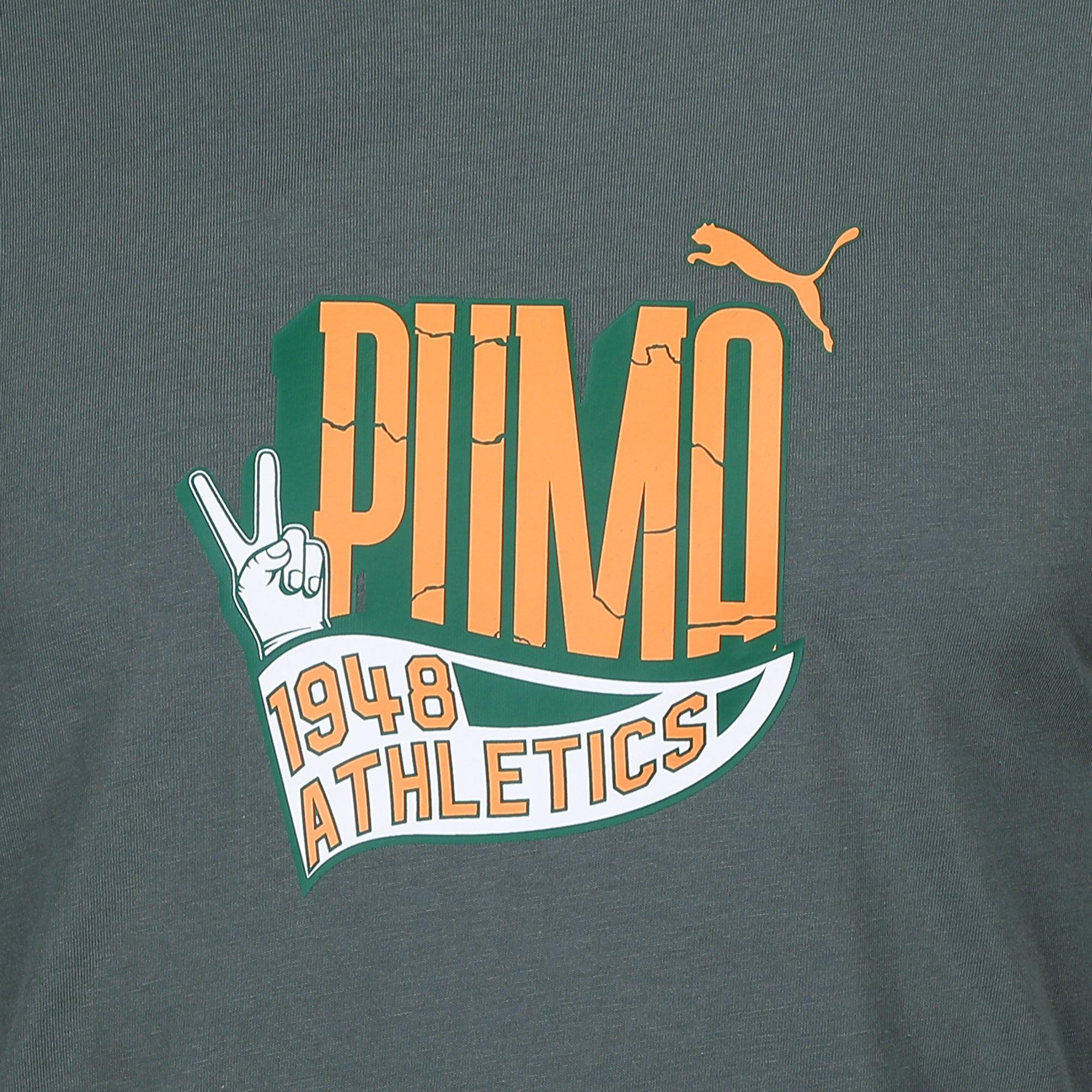 Mineral Gray - Puma - Graphic Tee Mens - 3