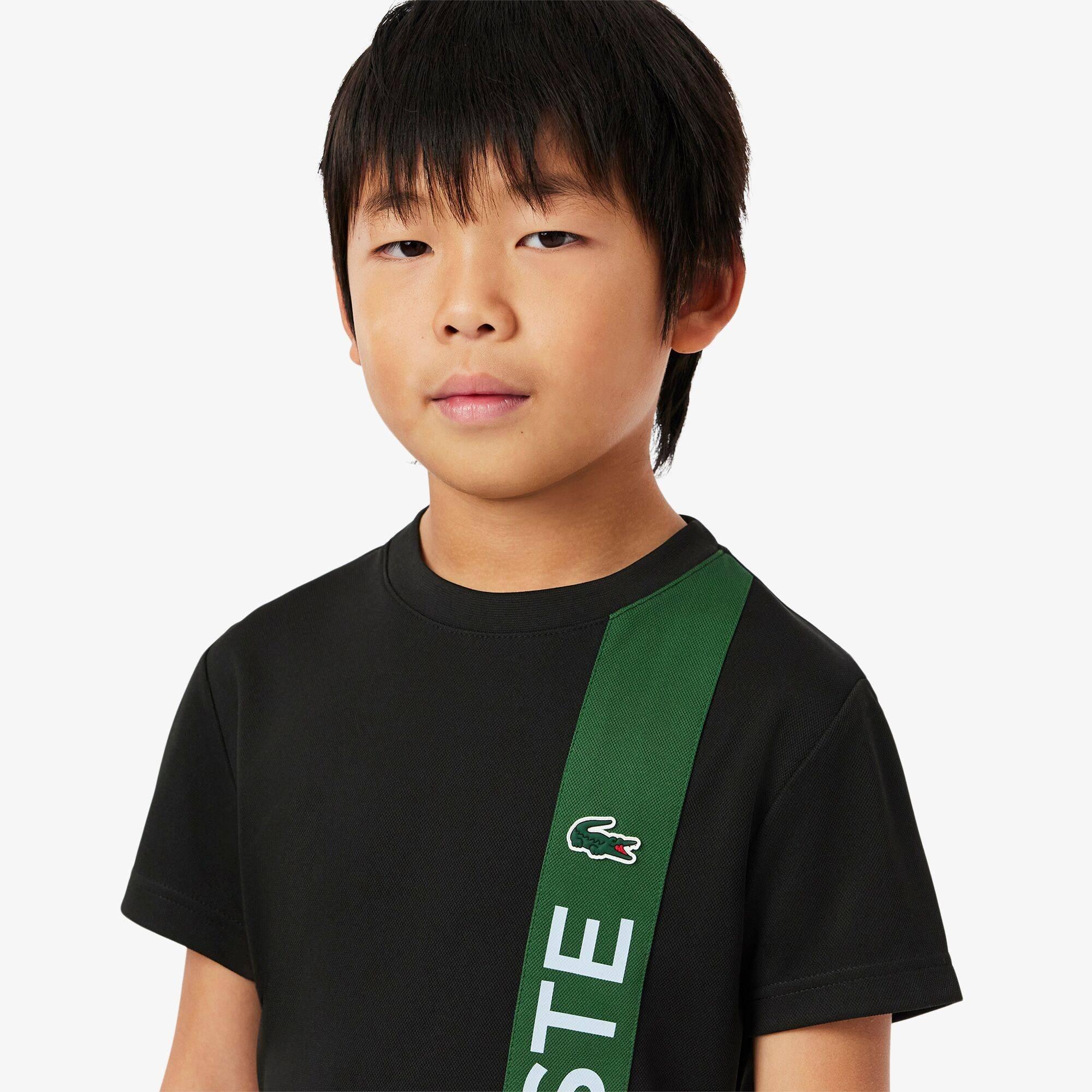 GI8 nero - Lacoste - Ultra Dry Print Branding Regular Fit T-Shirt - 2