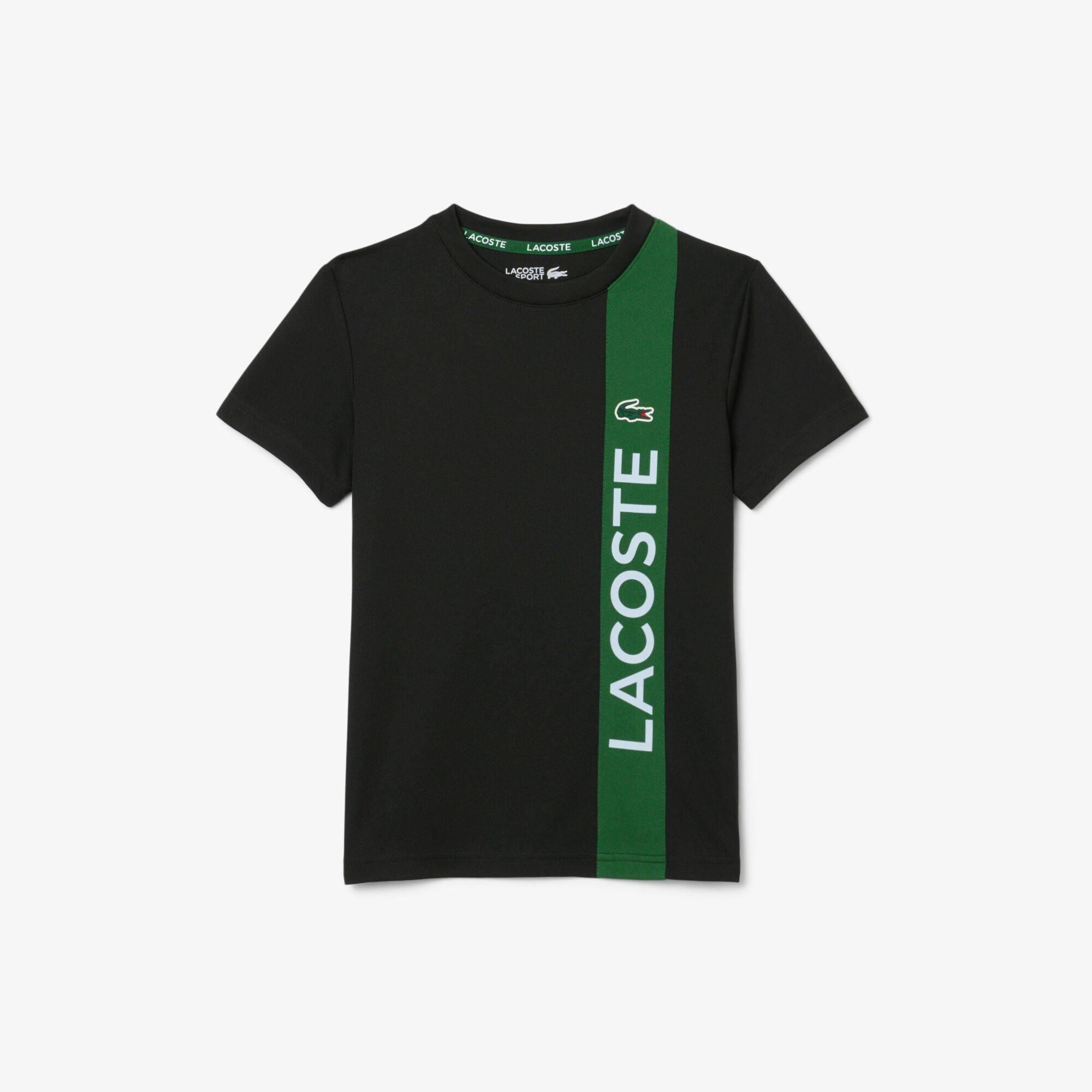 GI8 nero - Lacoste - Ultra Dry Print Branding Regular Fit T-Shirt - 5