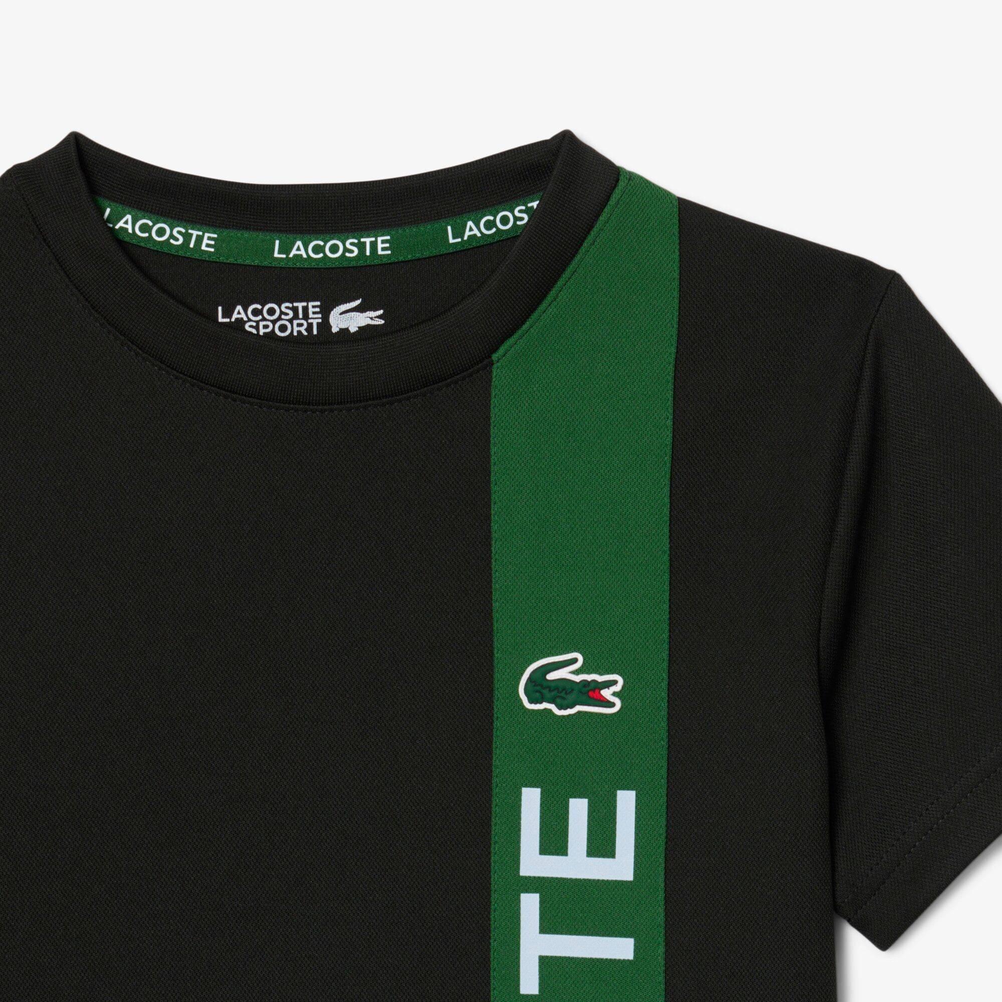 GI8 nero - Lacoste - Ultra Dry Print Branding Regular Fit T-Shirt - 7