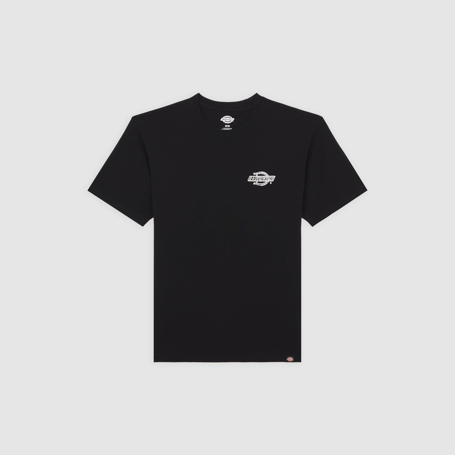 Preto - Dickies - Men's Wood Logo Regular Fit T-Shirt - 2
