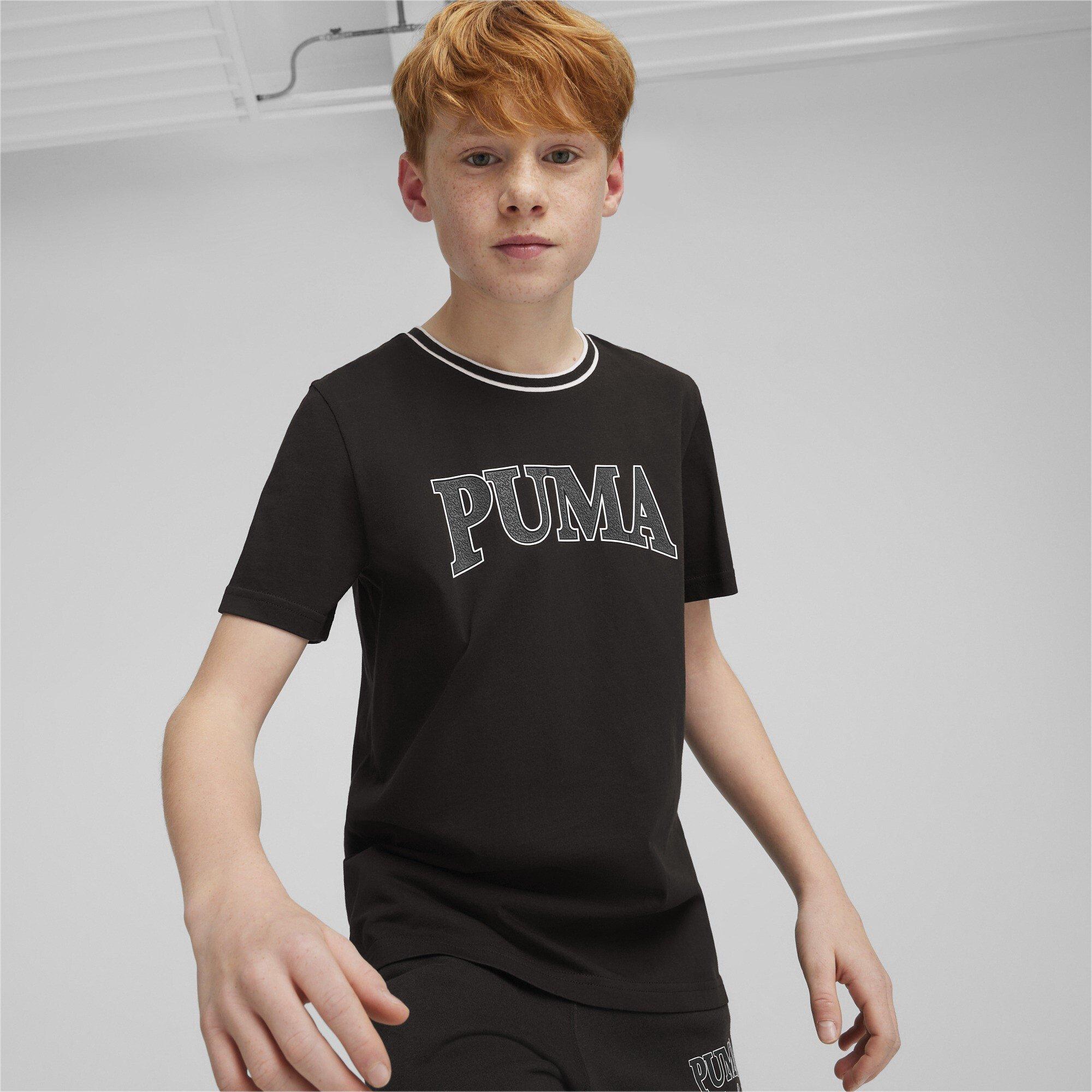 Puma Zwart - Puma - Kids' Squad Regular Fit T-Shirt - 2