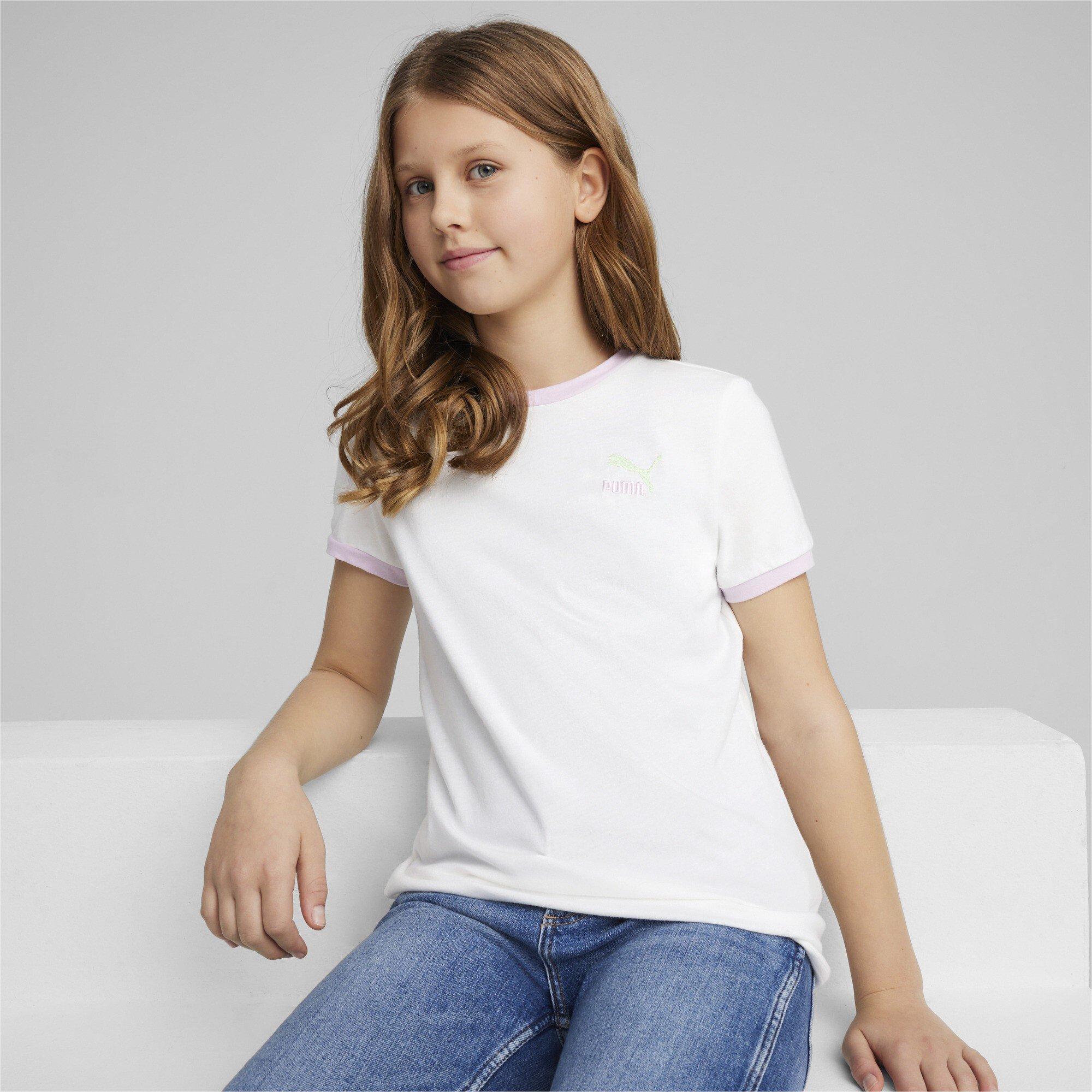 Puma White - Puma - Kids' Classics Match Point Logo Regular Fit T-Shirt - 2