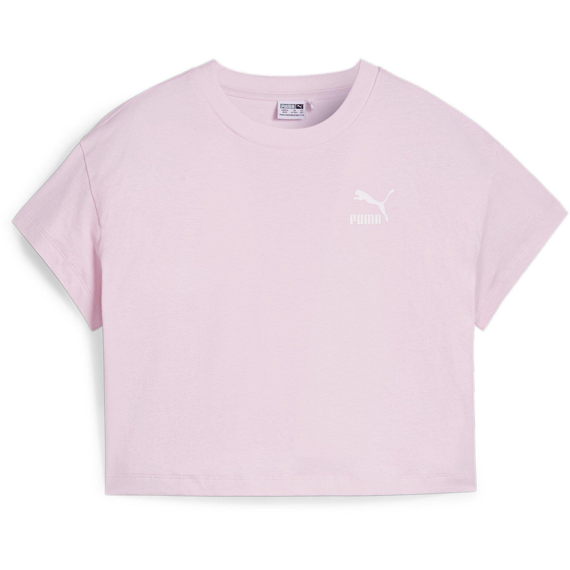 Puma Girls Better Classics Regular Fit T-Shirt - Pink - 7-8 (S)
