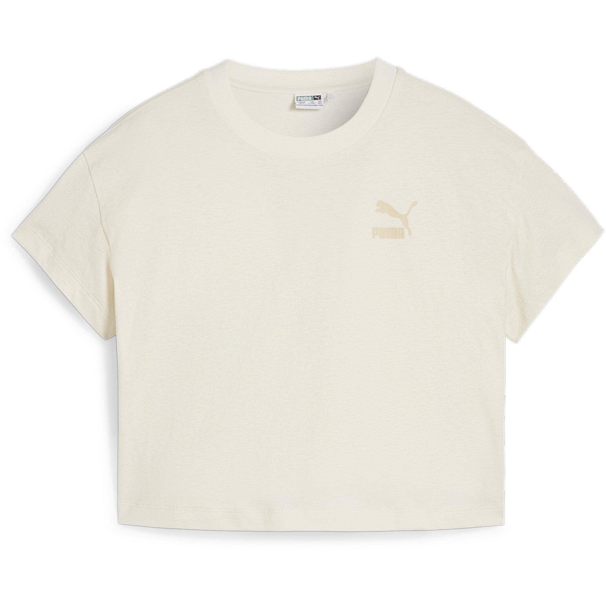 Puma Girls Better Classics Regular Fit T-Shirt - Beige - 7-8 (S)