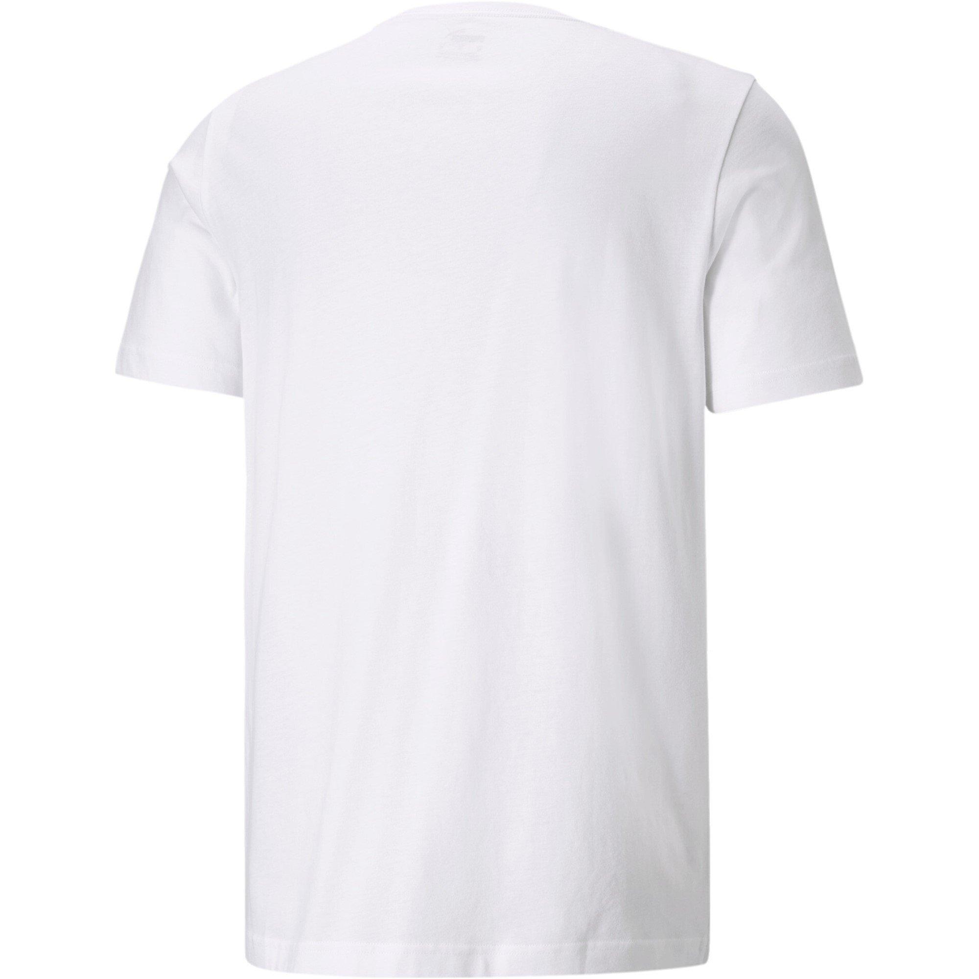 Puma Blanc - Puma - Men's Small Logo Regular Fit T-Shirt - 5