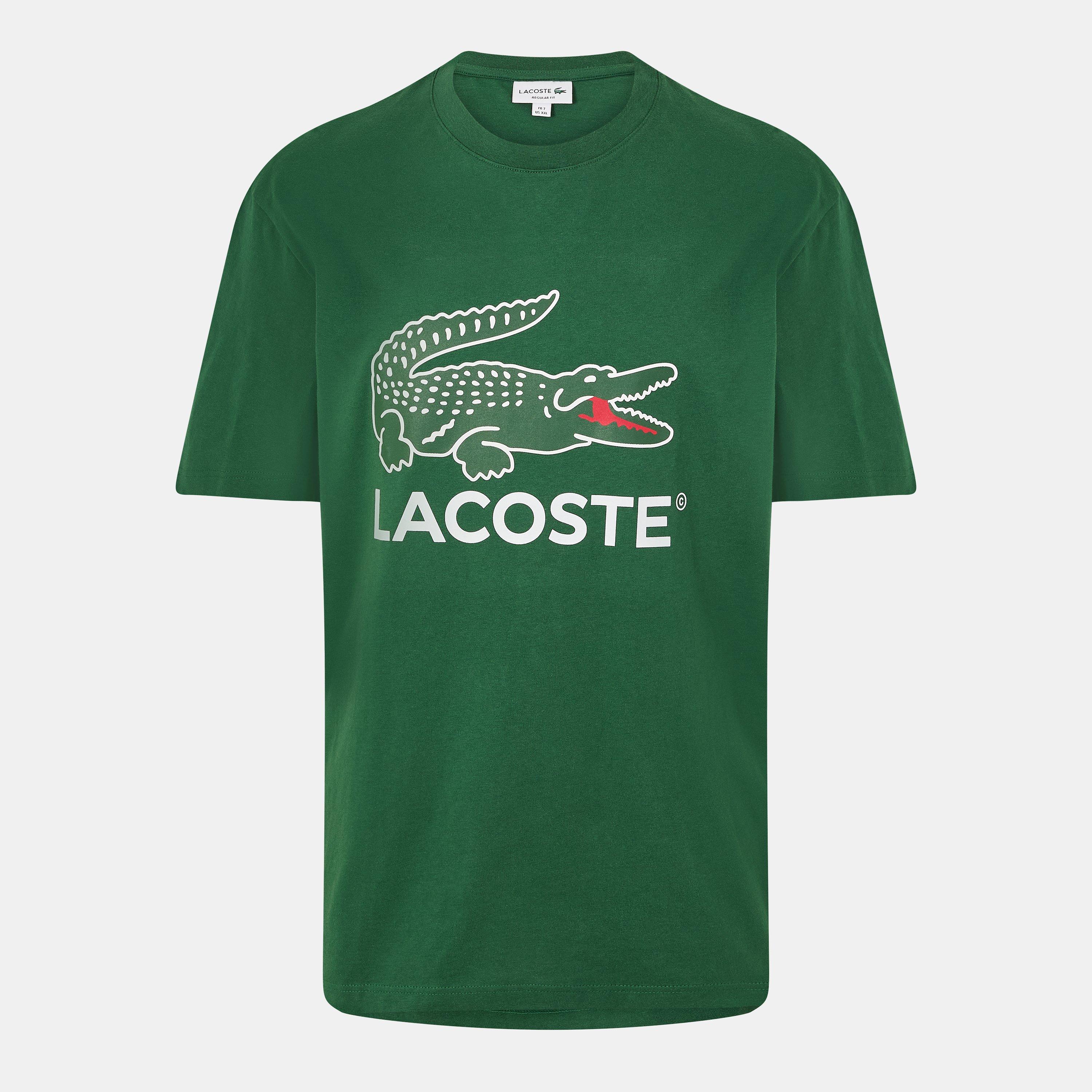 Lacoste Men's Large Logo T-Shirt - Green - XS