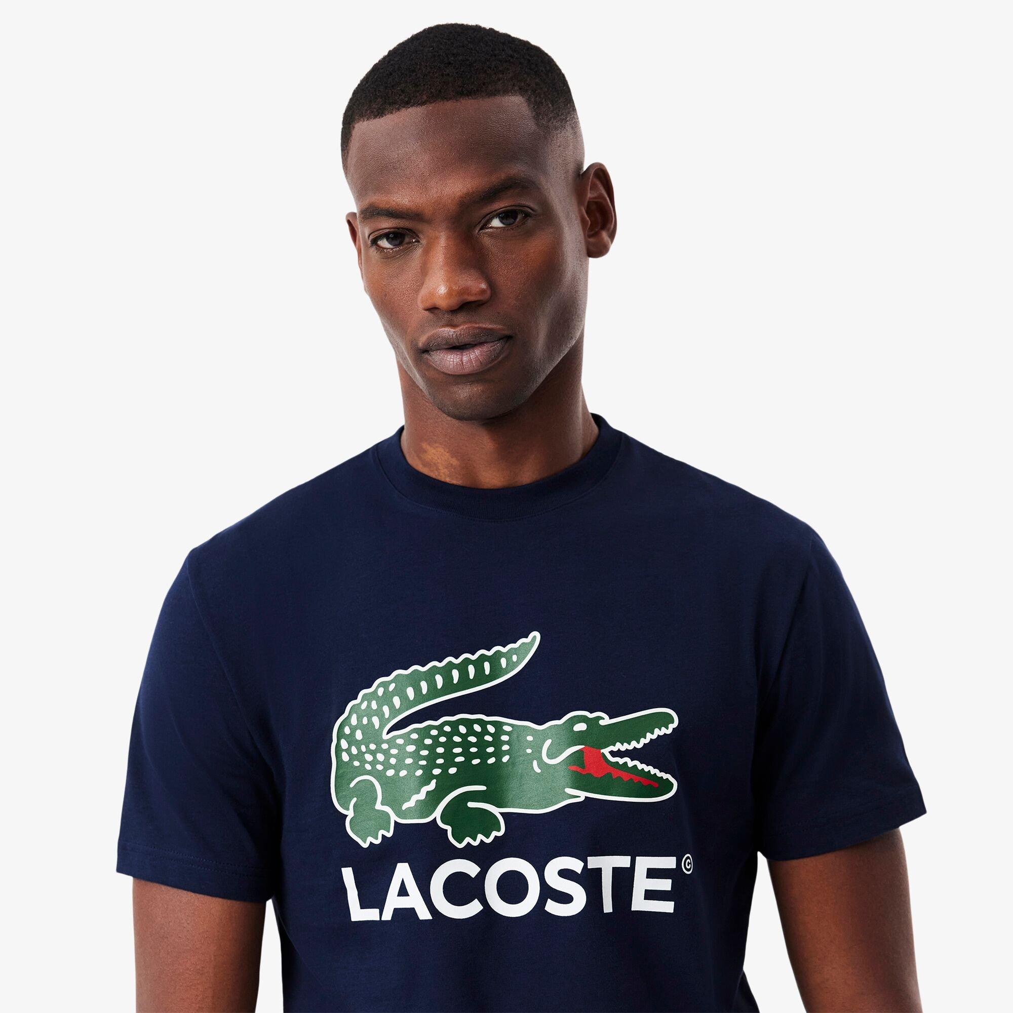 Navy 166 - Lacoste - Men's Large Logo T-Shirt - 2