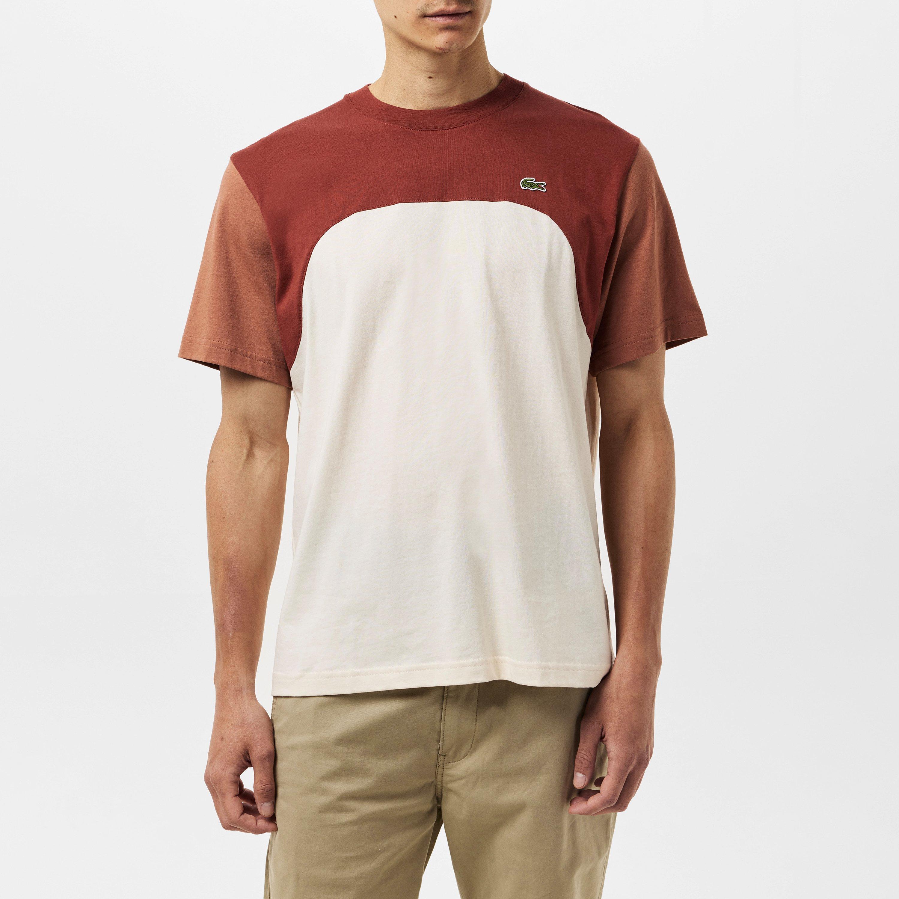 Latte HBI - Lacoste - Logo Colour Block T-Shirt - 3