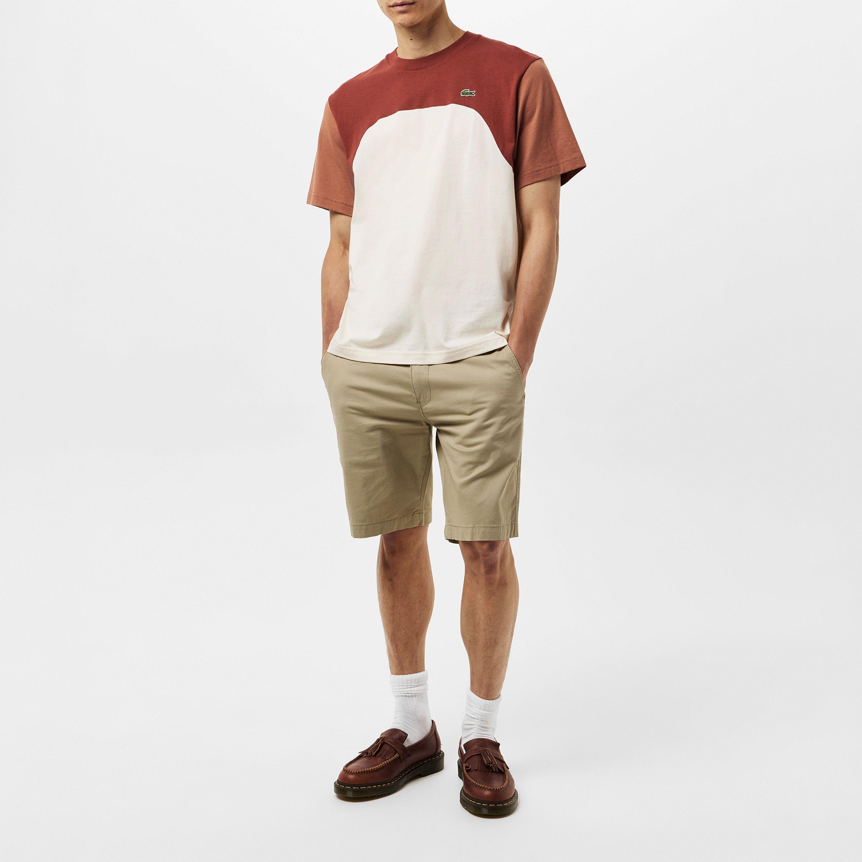 Latte HBI - Lacoste - Logo Colour Block T-Shirt - 6