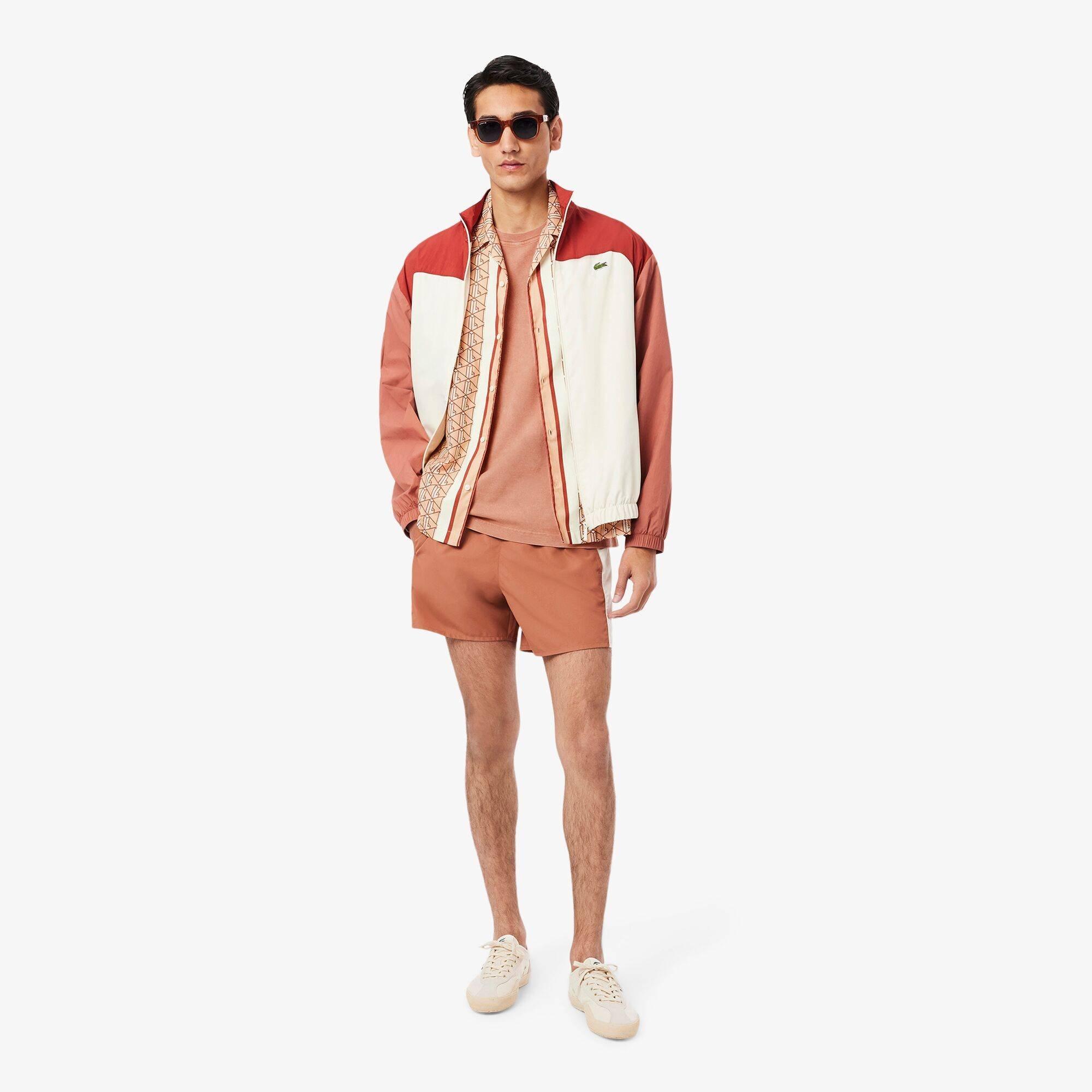 Latte I1K - Lacoste - Men's Washed Effect Heavy Jersey T-Shirt - 7