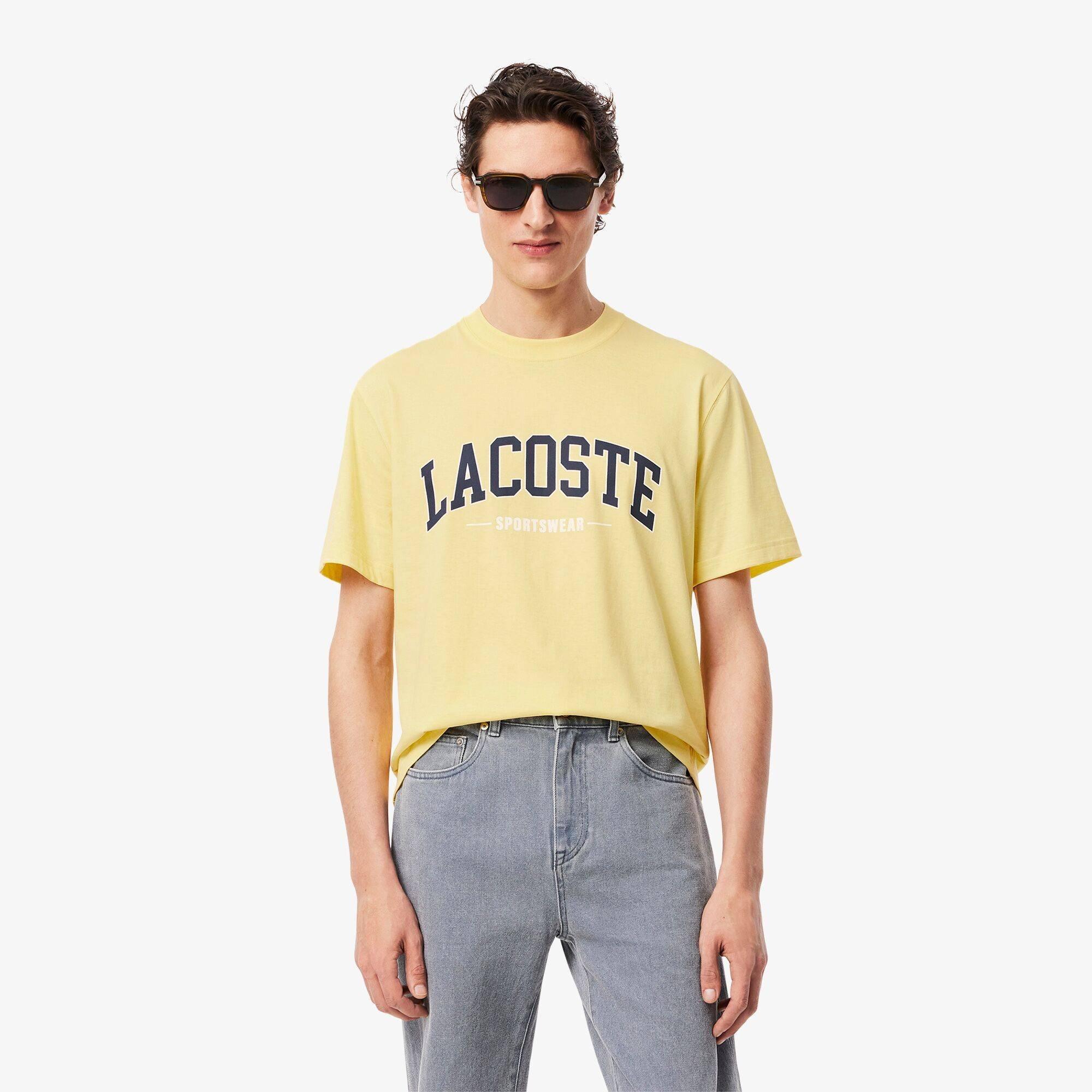 Lacoste Big Logo T-shirt - Yellow 107 - M