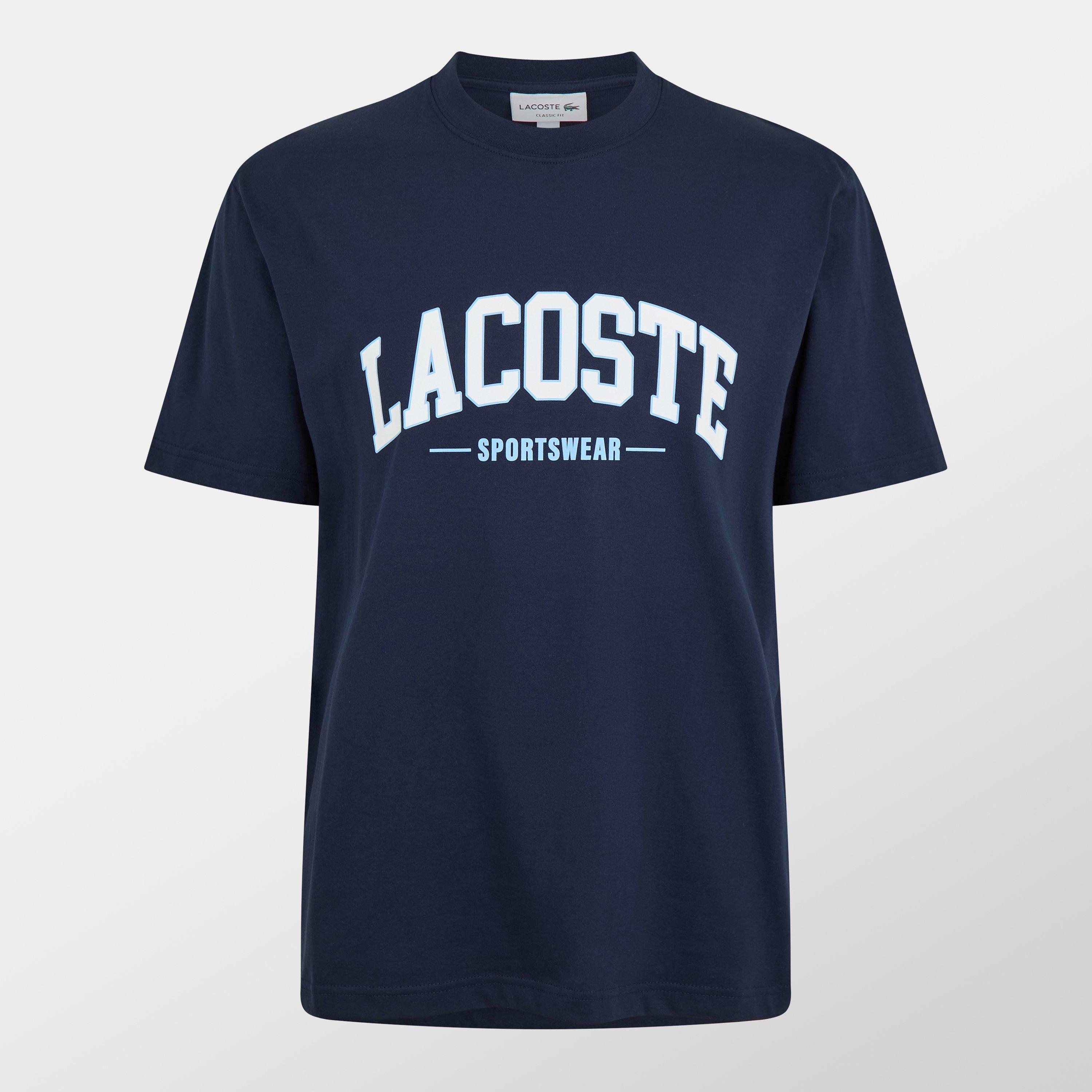 Lacoste Big Logo T-shirt - Navy 166 - XL