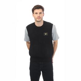 Lyle and Scott Ribbed Vest Sn99