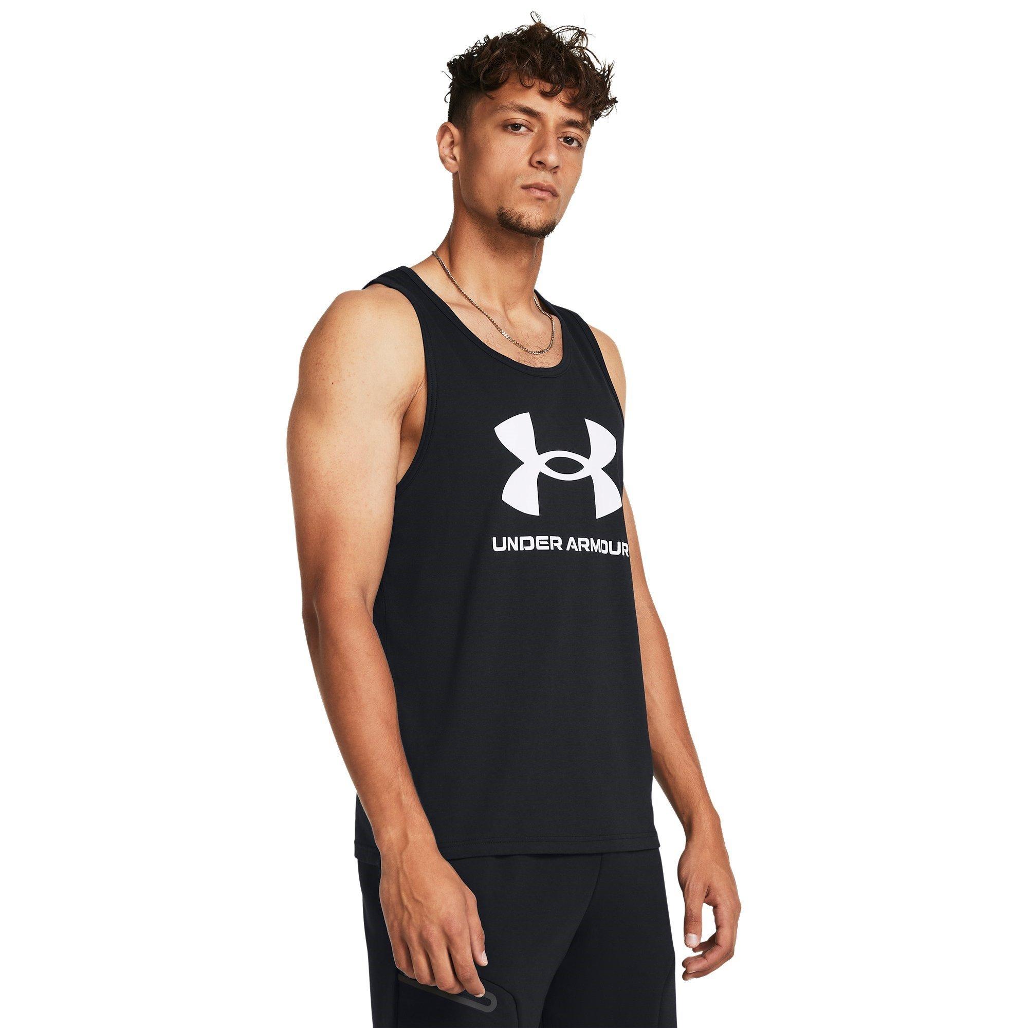 Zwart/Wit - Under Armour - Sportstyle Logo Vest - 2