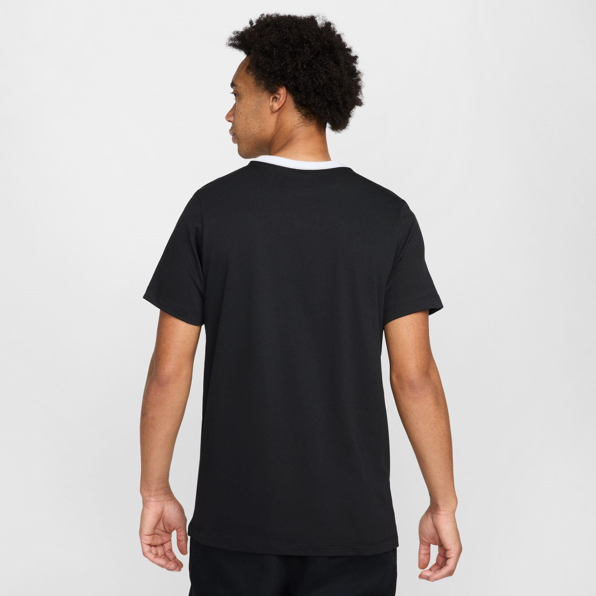 Zwart - Nike - Football Crewneck T-Shirt Mens - 2