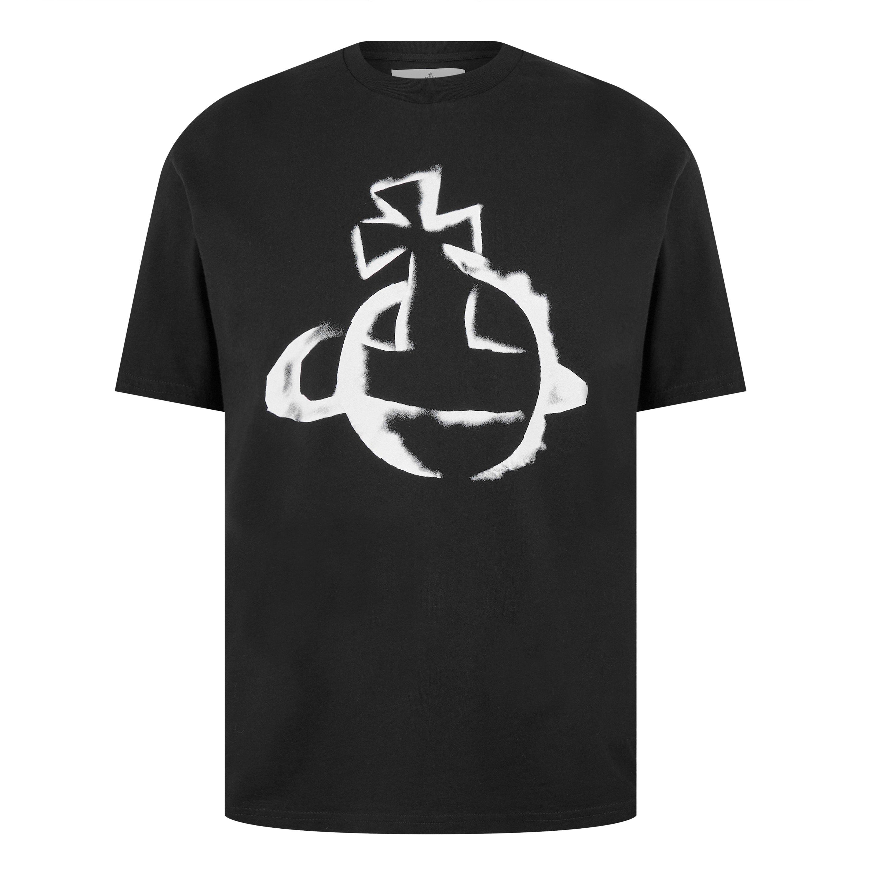 Tシャツ・カットソー VIVIENNE WESTWOOD STENCIL ORB T-SHIRT Vivienne Westwoodのホワイト Stencil Orb Classic Tシャツが