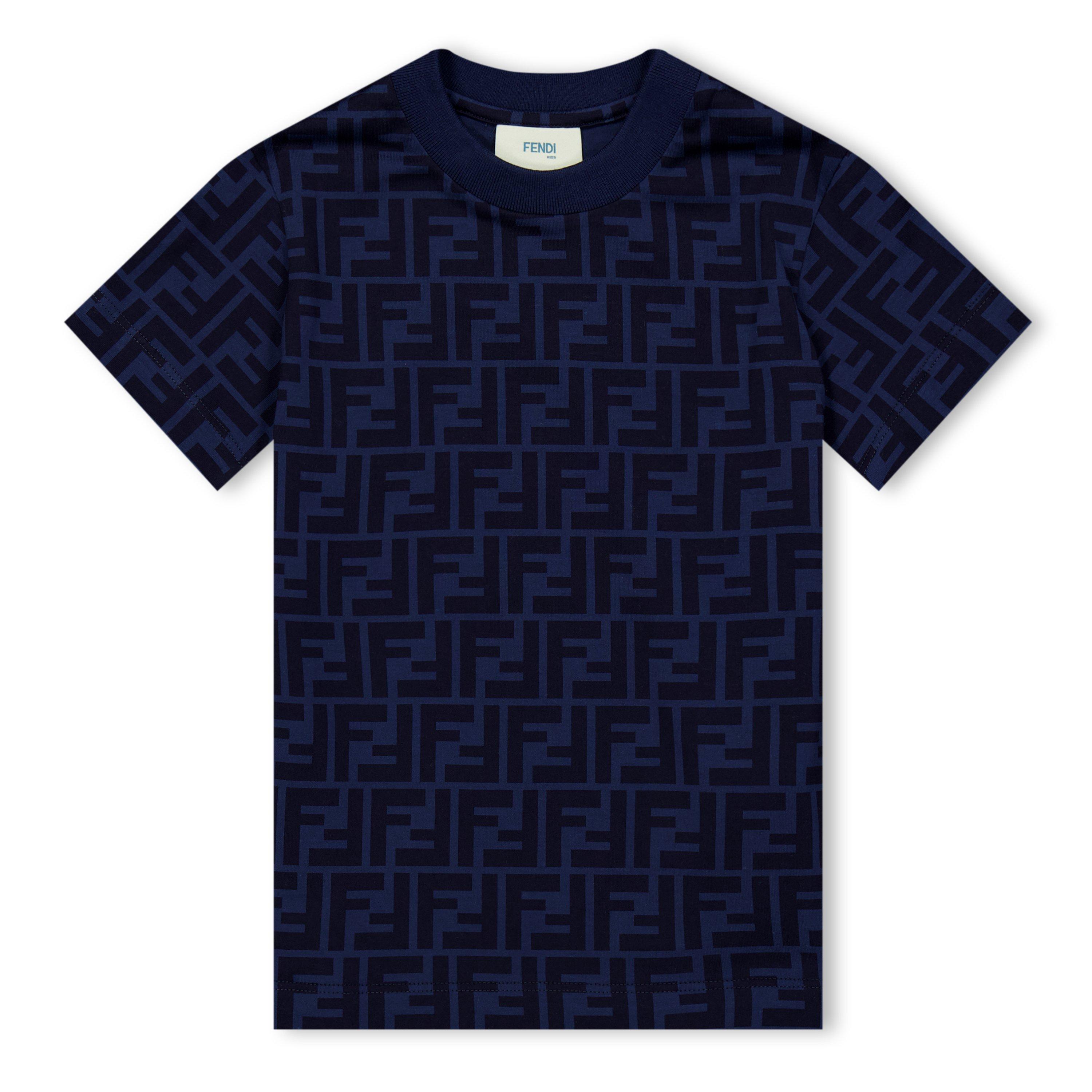 Fendi Ff All Over T-Shirt Juniors