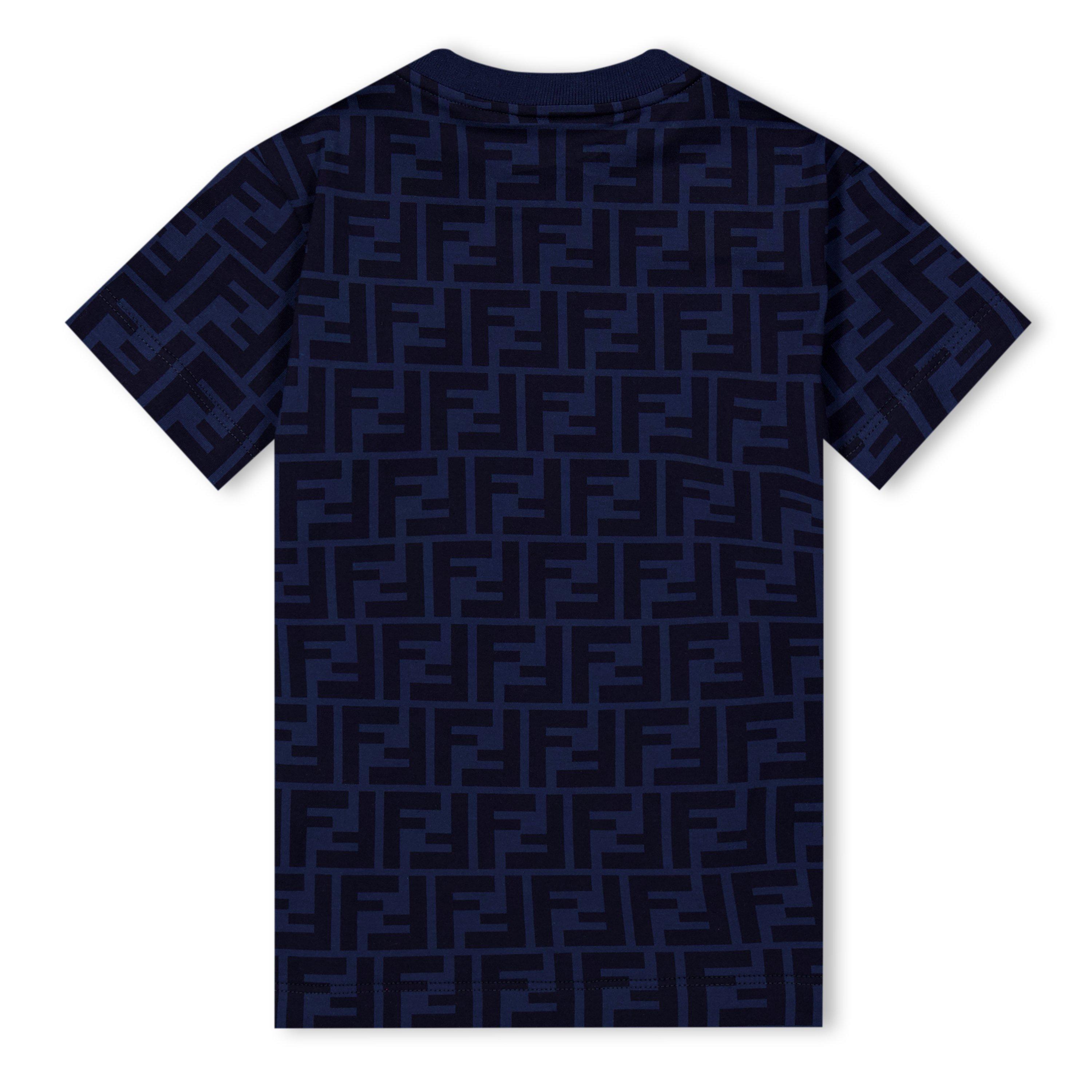 FENDI KIDS Tシャツ　ネイビー サイズ24M Fendi Ff All Over T-Shirt Juniors | Flannels
