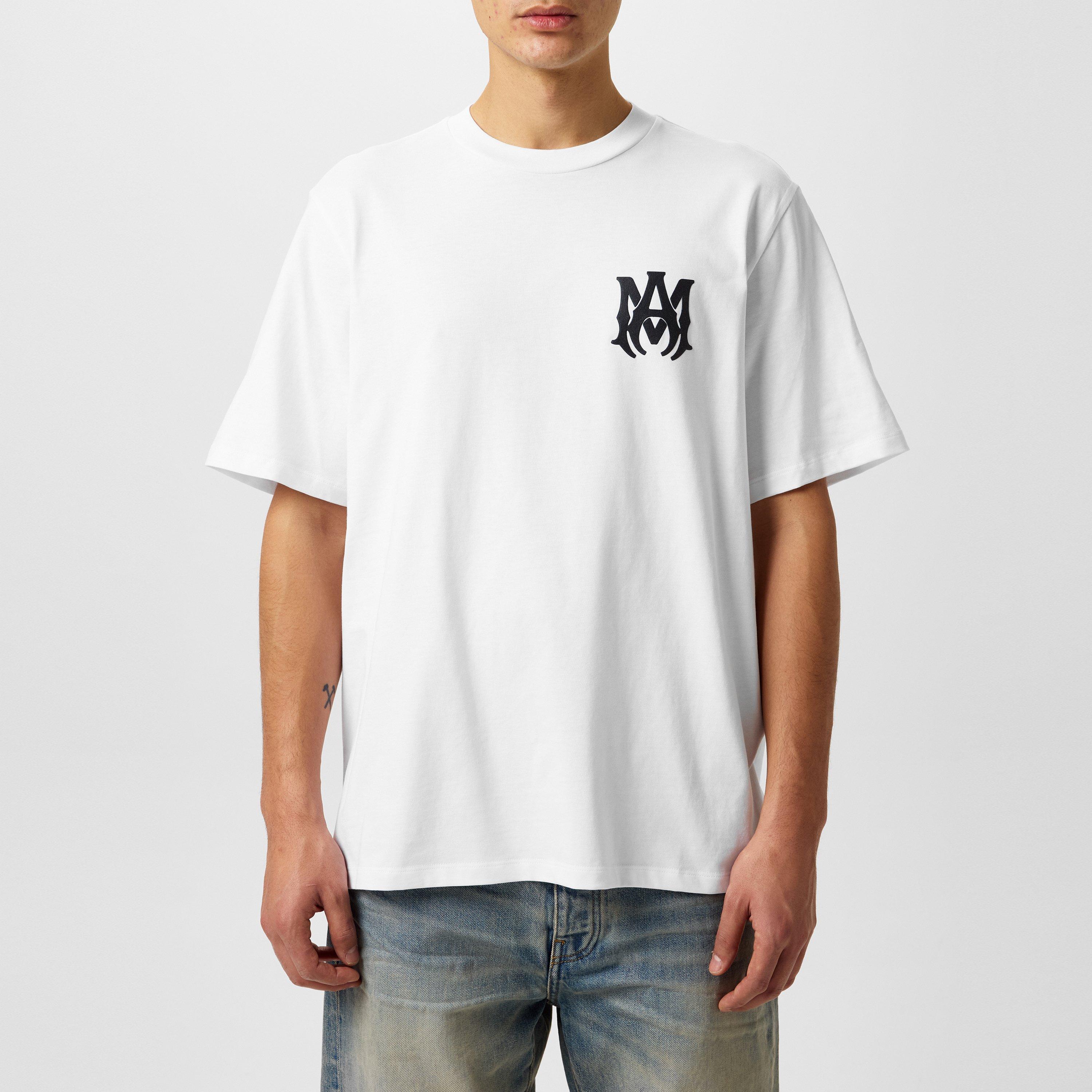 White - Amiri - Logo T-Shirt - 1