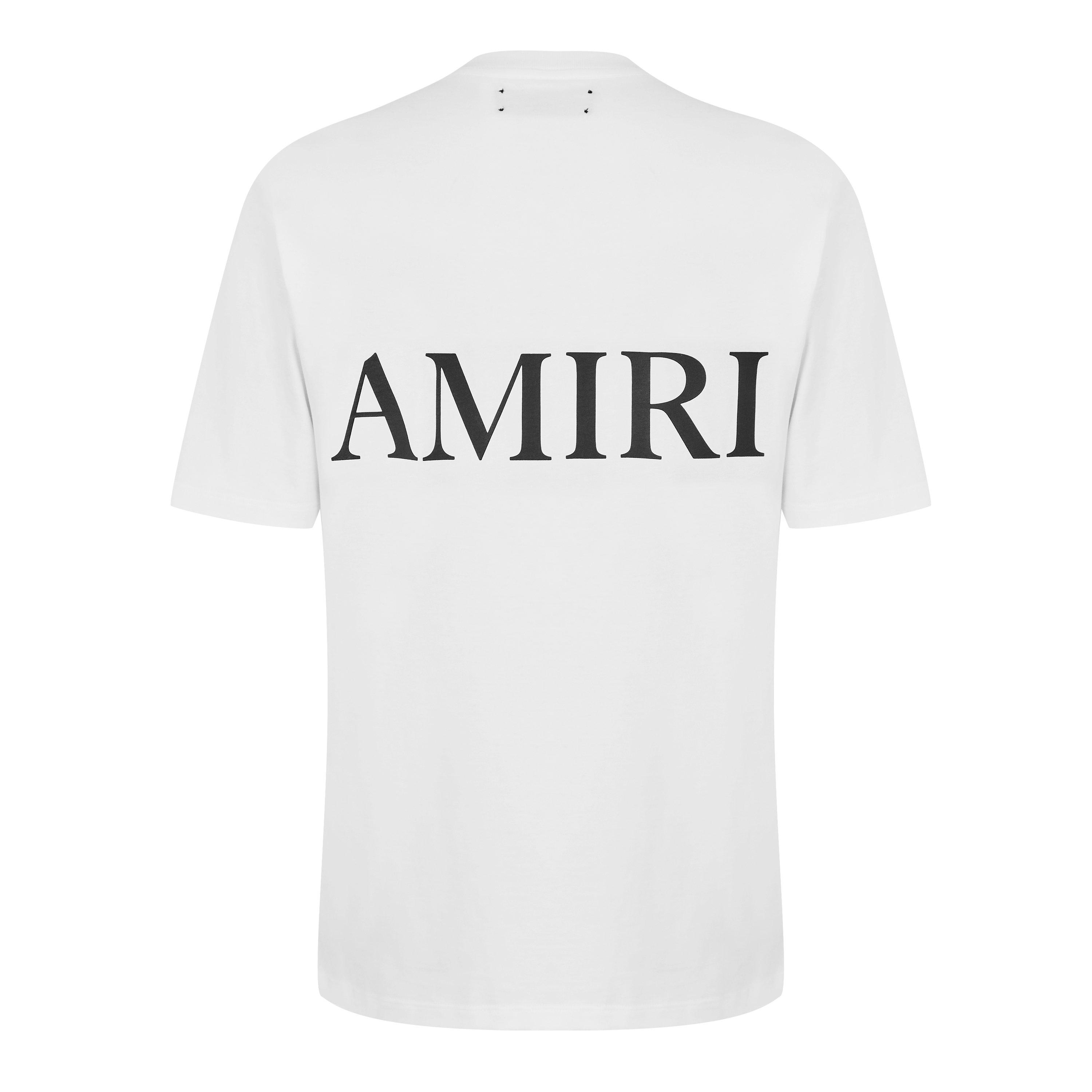 White - Amiri - Logo T-Shirt - 6