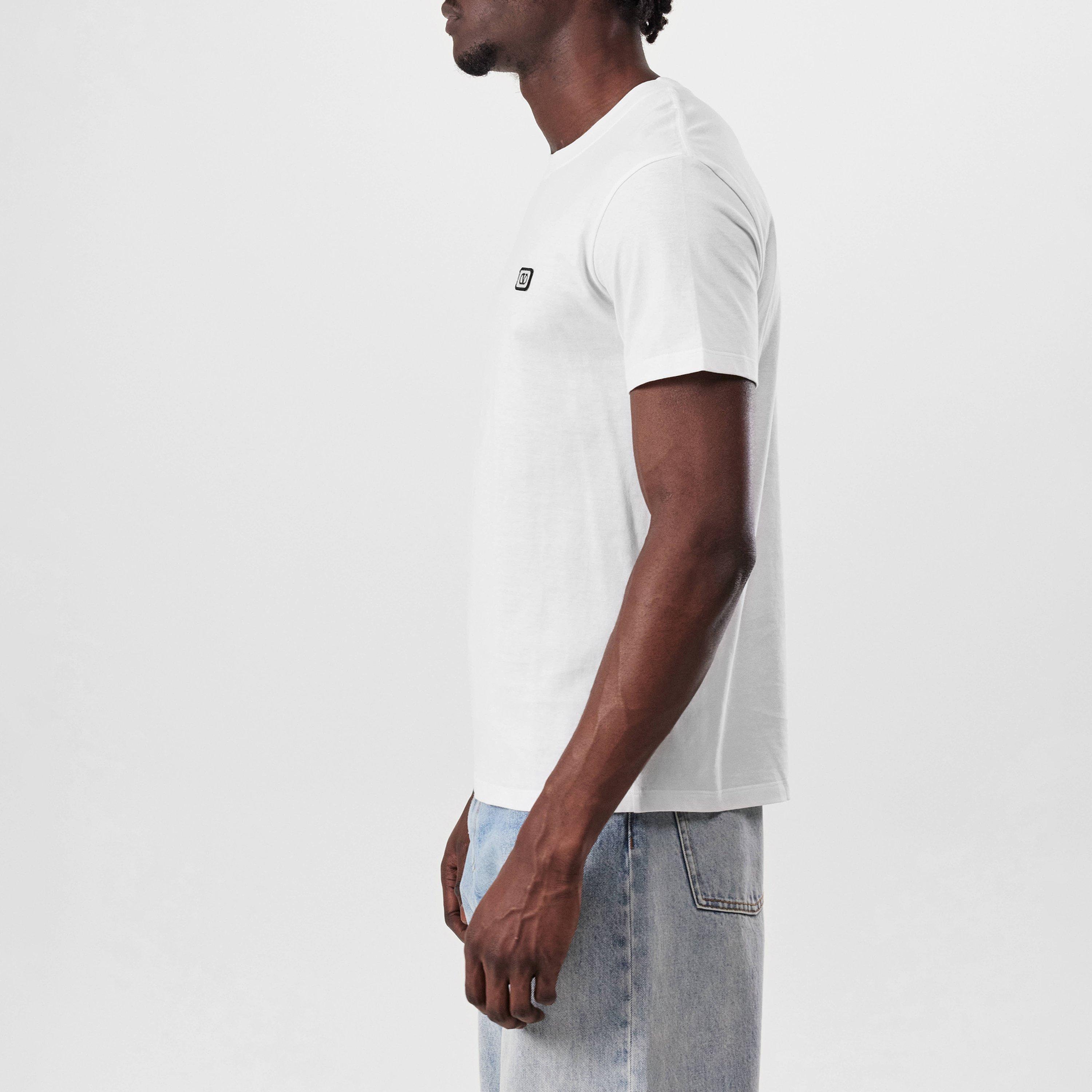 Ivory - Valentino - Vlogo Patch T-Shirt - 2