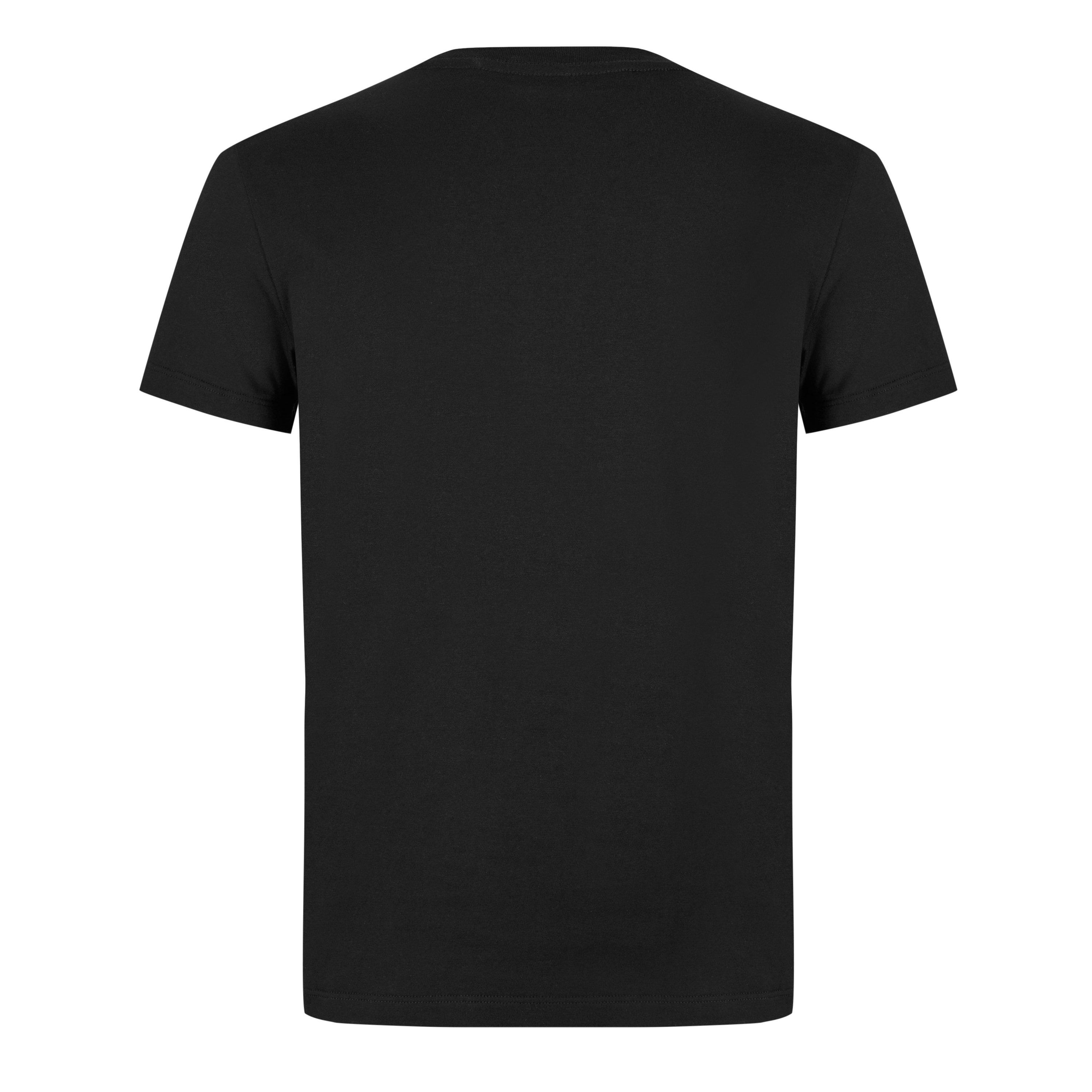 Black - Valentino - Vlogo Patch T-Shirt - 6