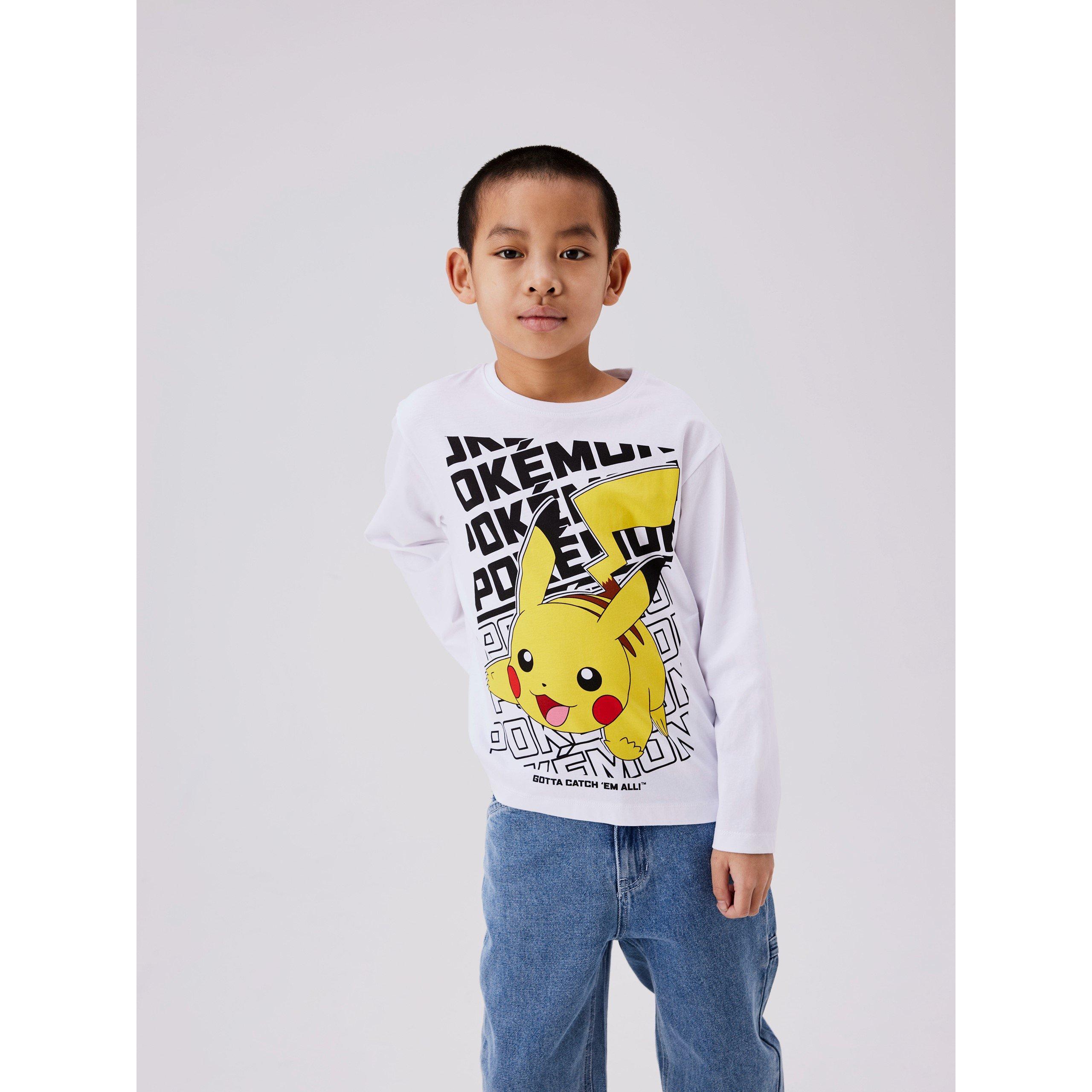 Bright White - Name It - Kids' Pokemon Long-Sleeve T-Shirt - 1