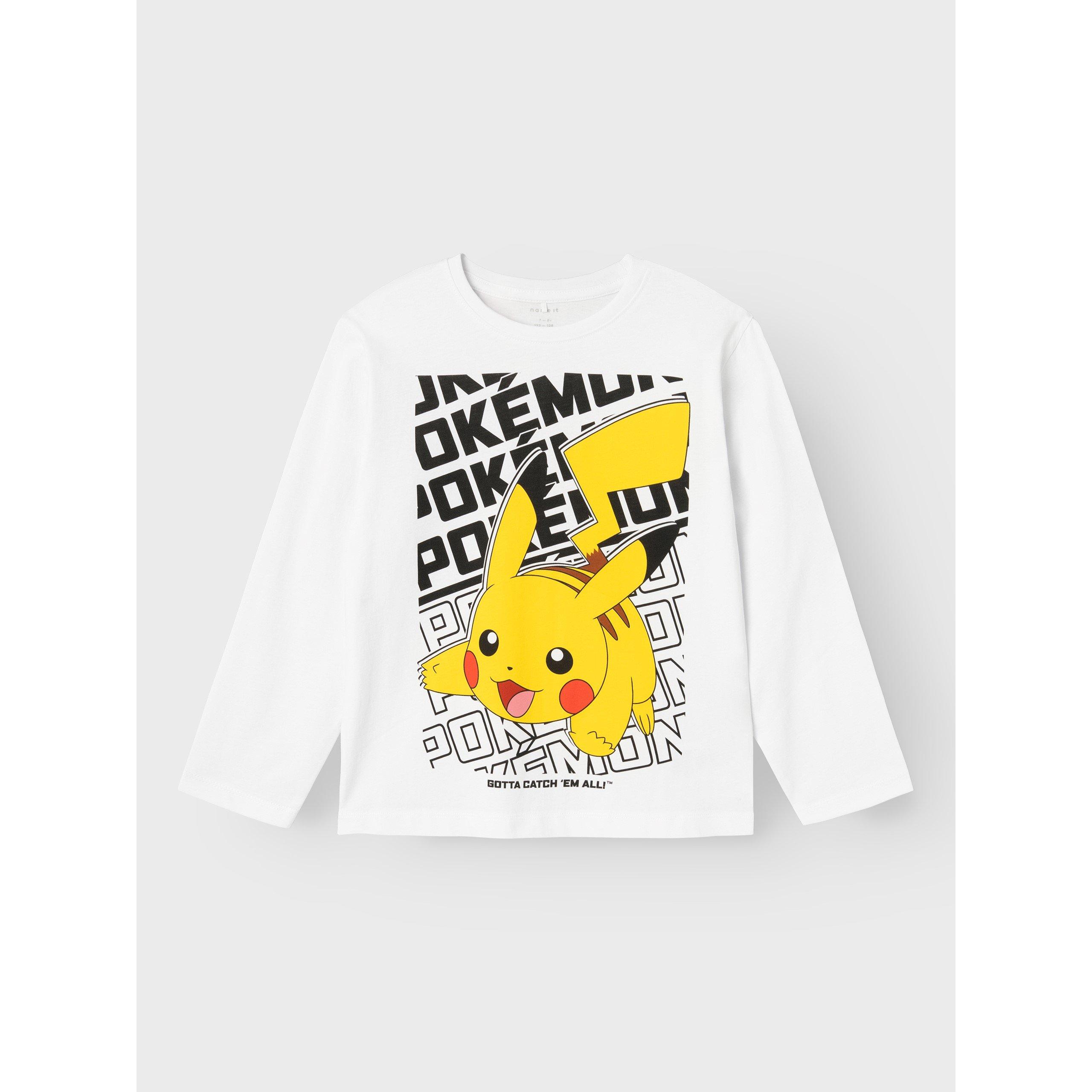 Sjajno bijelo - Name It - Pokemon Long-Sleeve T-Shirt - 2