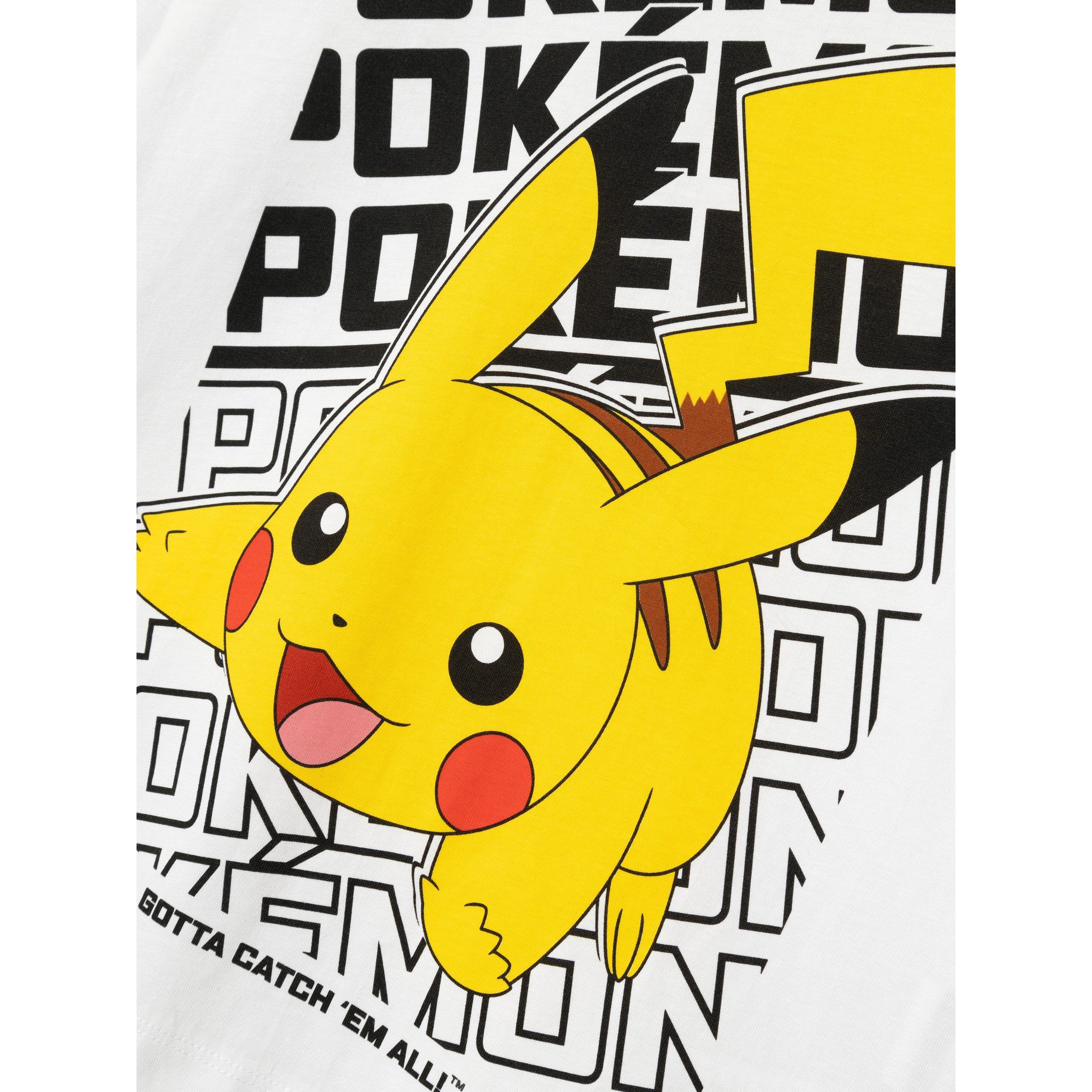 Sjajno bijelo - Name It - Pokemon Long-Sleeve T-Shirt - 4