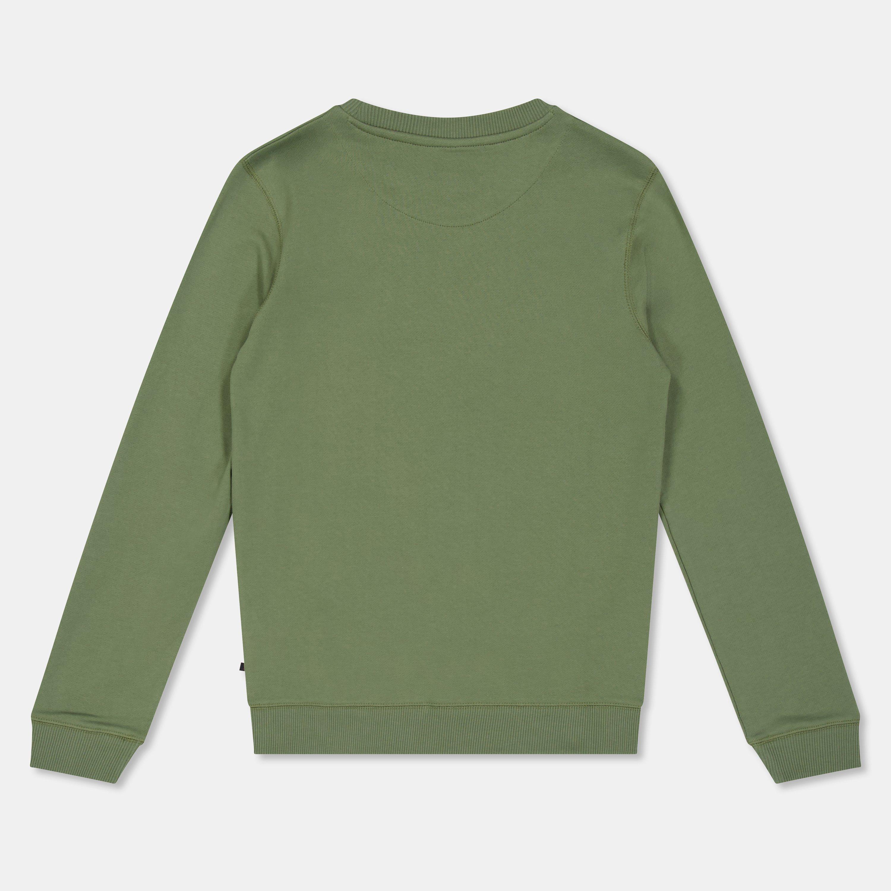 Green - Farah - F/T Logo Crew Neck Juniors - 2