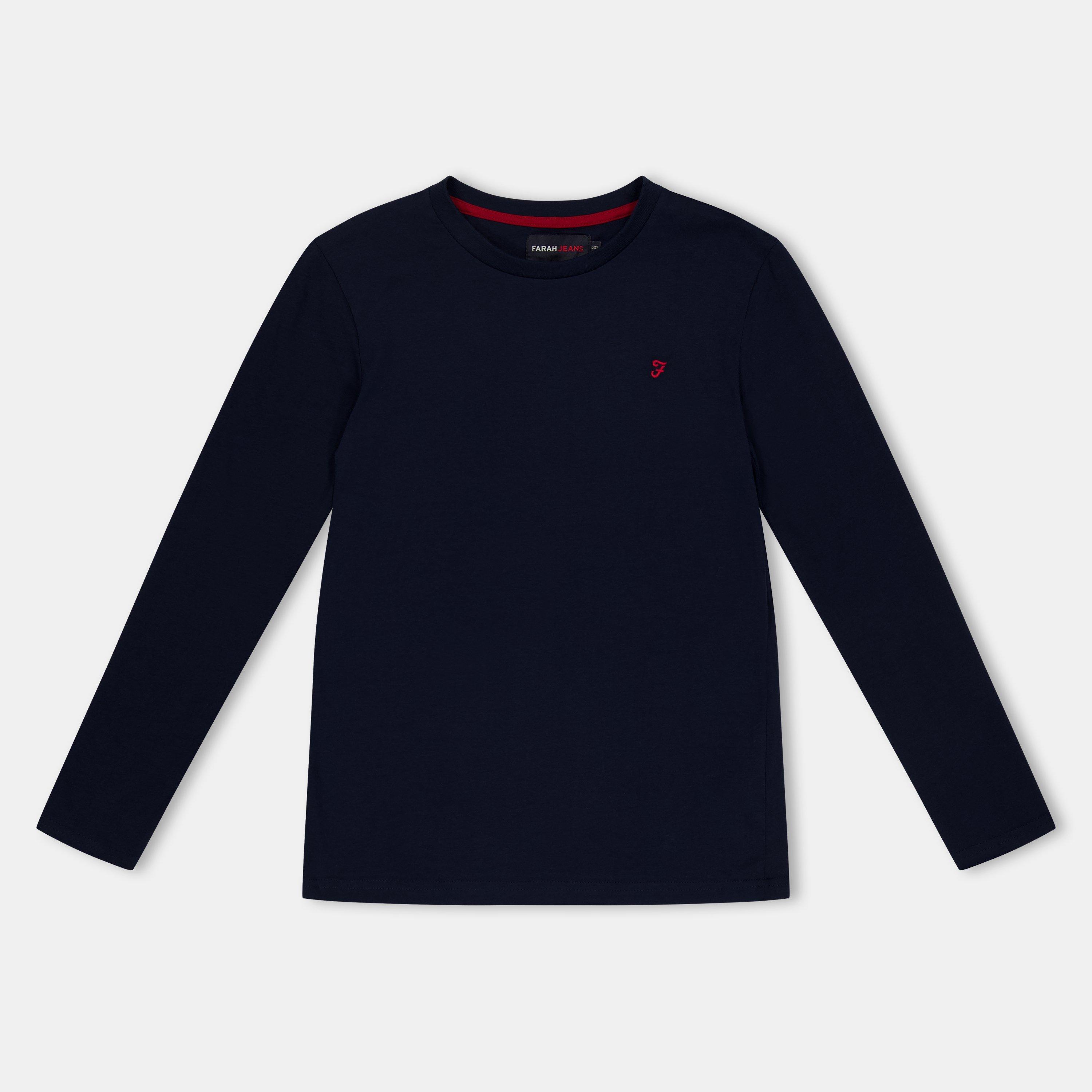 Navy Blazer - Farah - Unisex Kids' Denny Long Sleeve T-Shirt - 1
