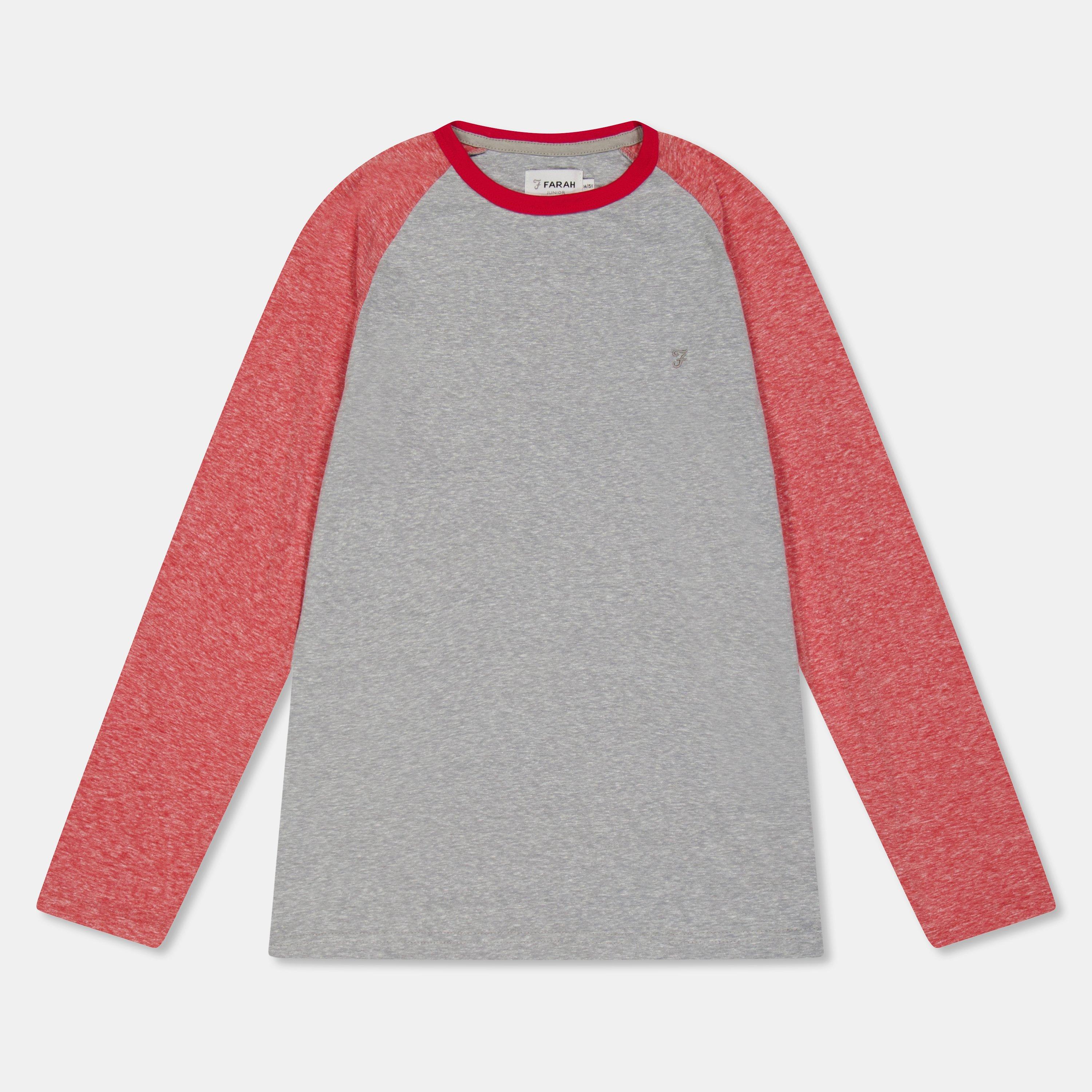 Multi - Farah - Unisex Kids' Injection Slub Ringer Long Sleeve T-Shirt - 1
