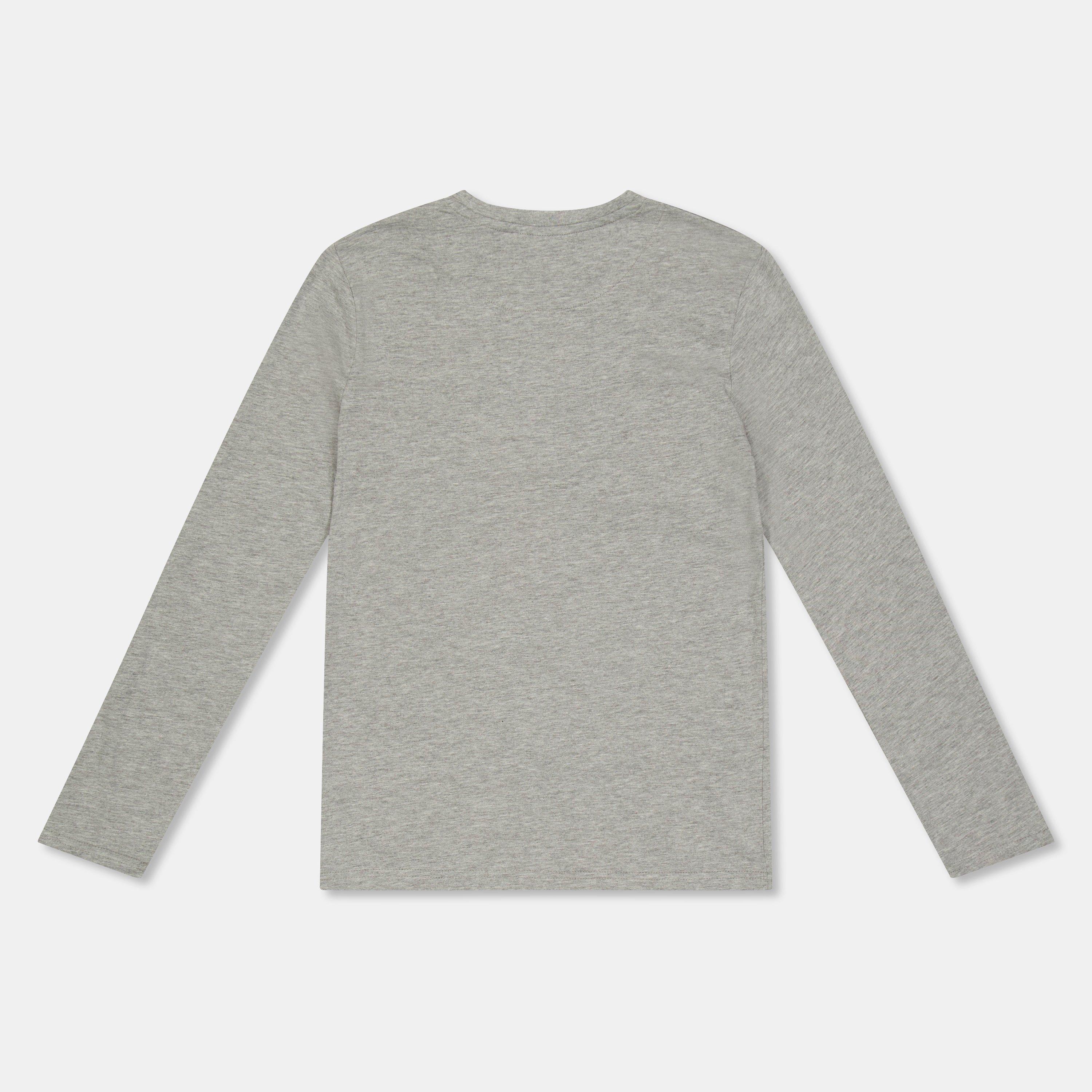 Grey - Farah - Denny Ls Tee Vintage Juniors - 2