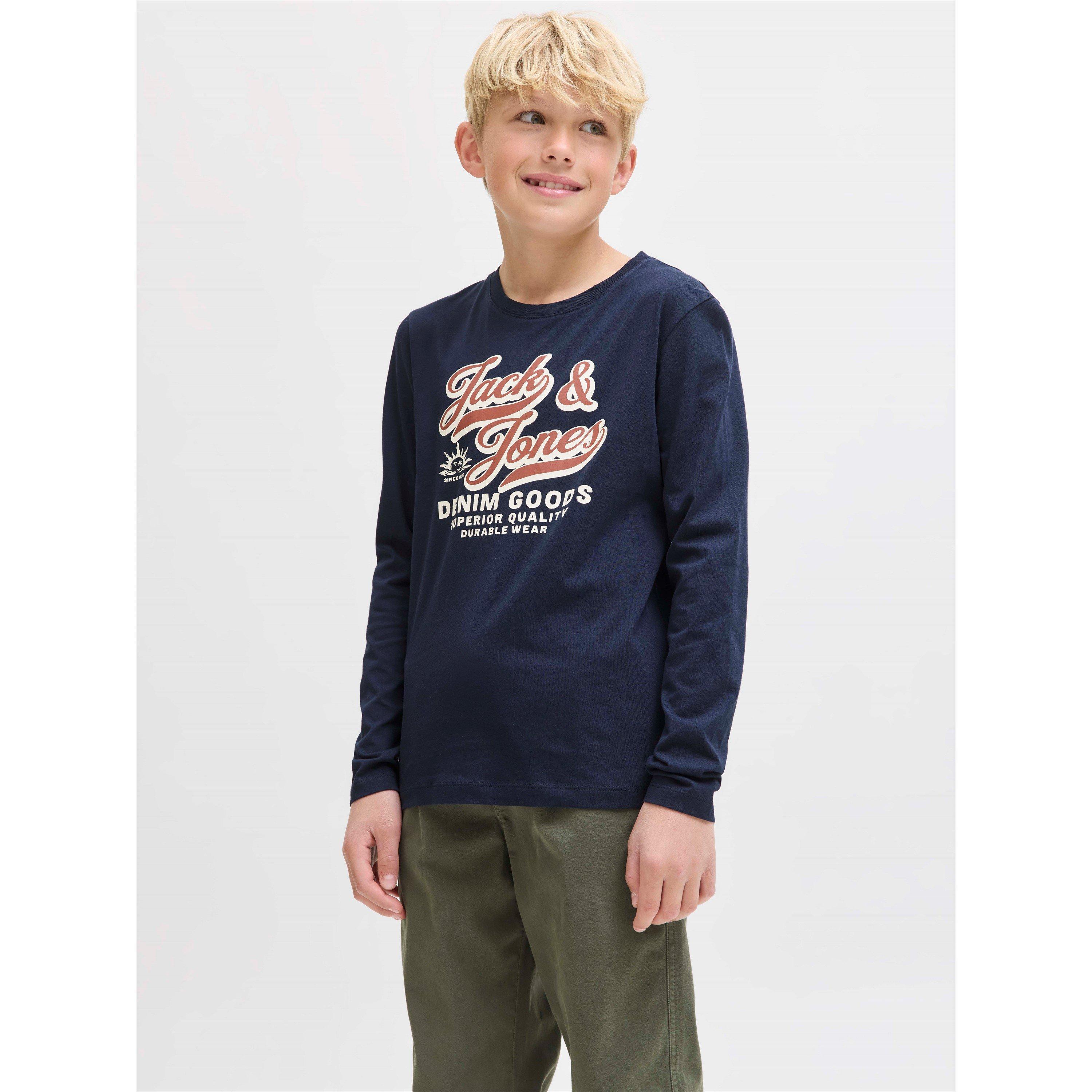 Sky Captain - Jack and Jones - Colour Logo Longsleeve T-Shirt Junior Boys - 2