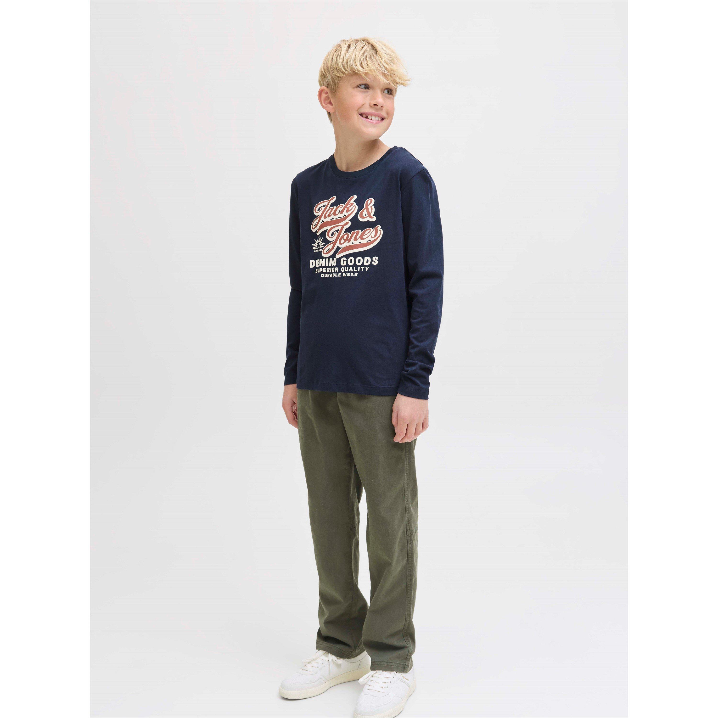 Sky Captain - Jack and Jones - Colour Logo Longsleeve T-Shirt Junior Boys - 7