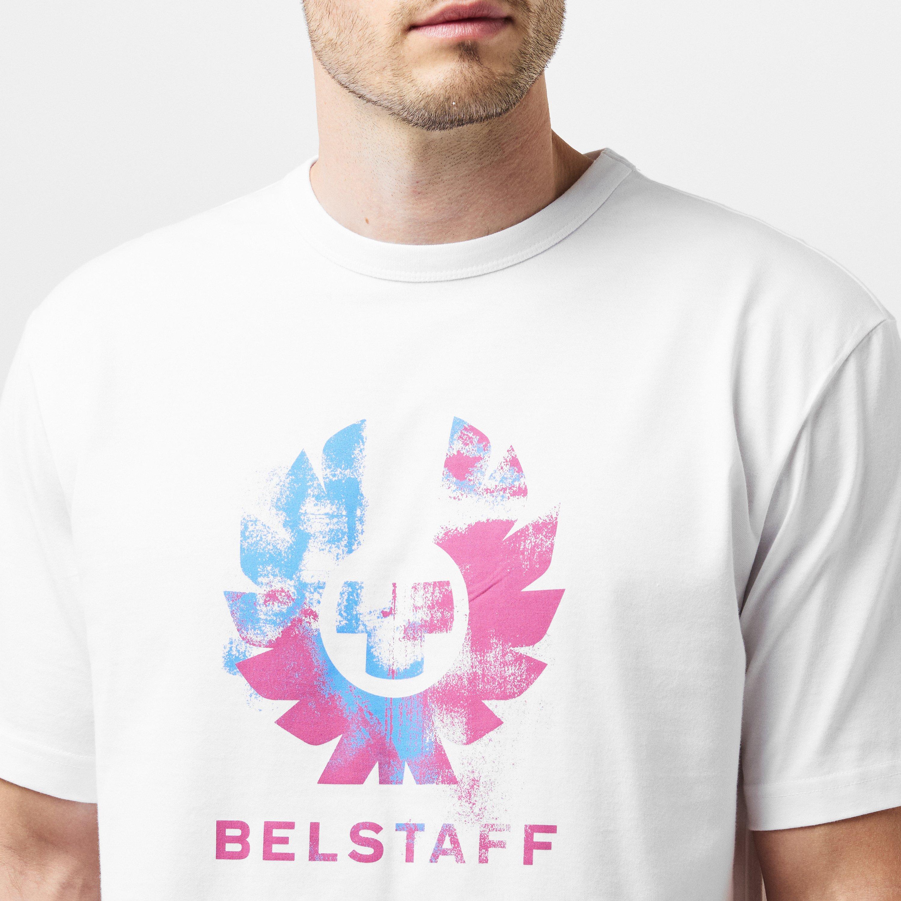 White - Belstaff - Blur Phoenix Graphic T-Shirt - 5