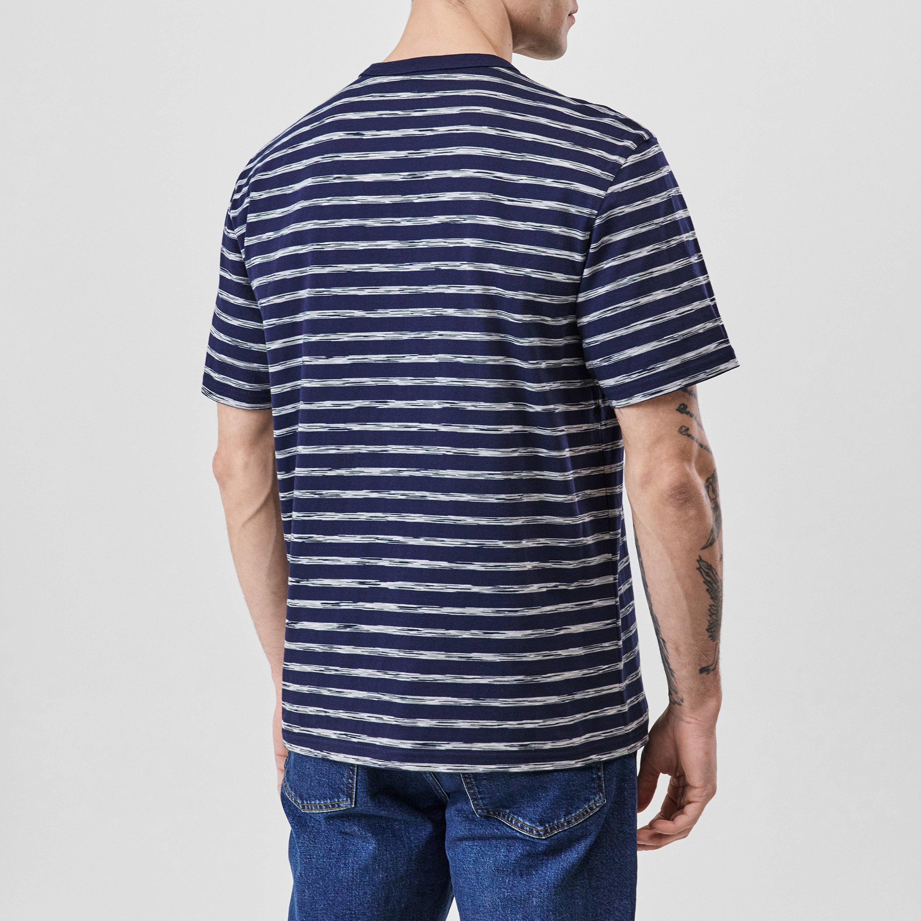 Dark Ink - Belstaff - Men's Drum Regular Fit T-Shirt - 4