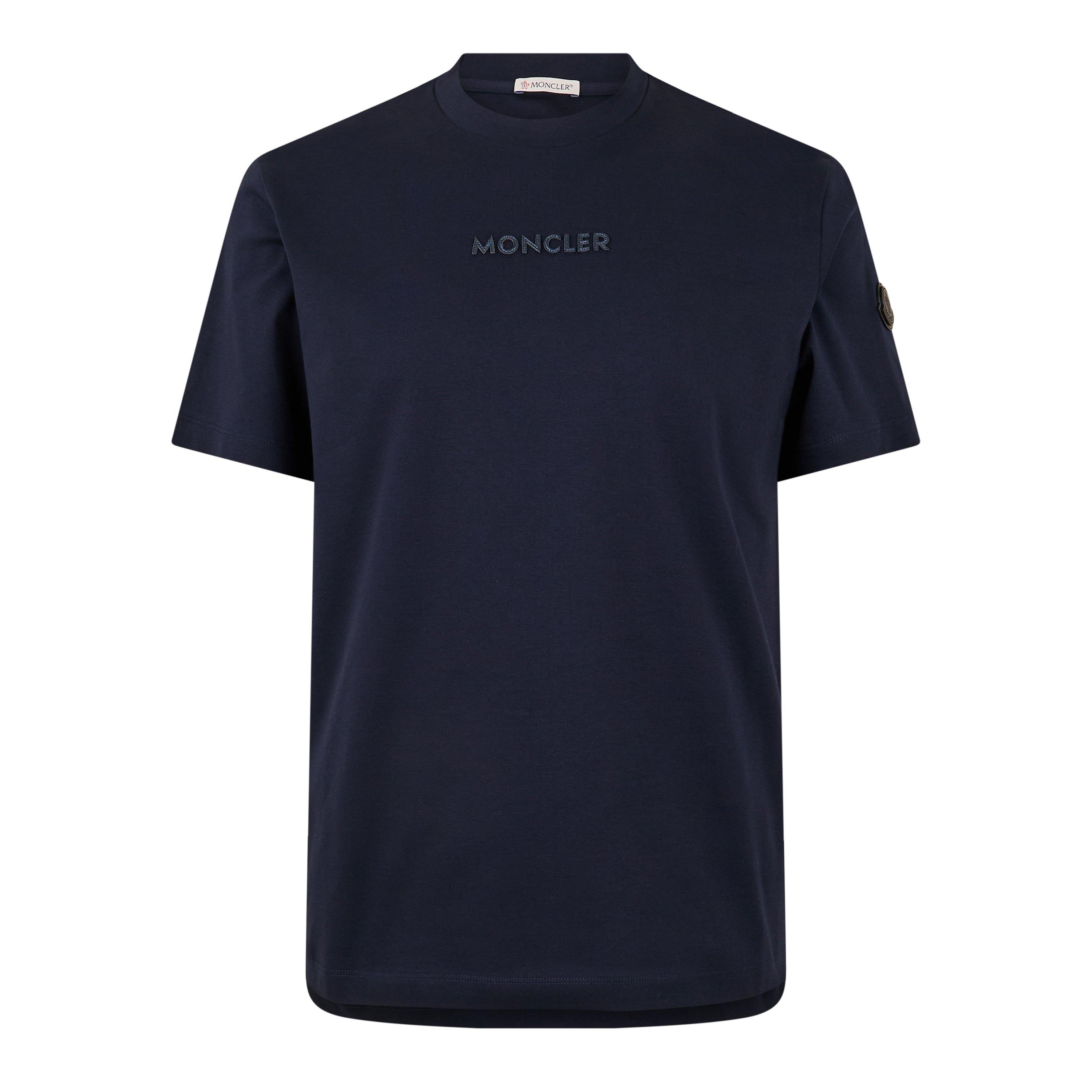 Navy 742 - Moncler - Short Sleeve T-Shirt - 6