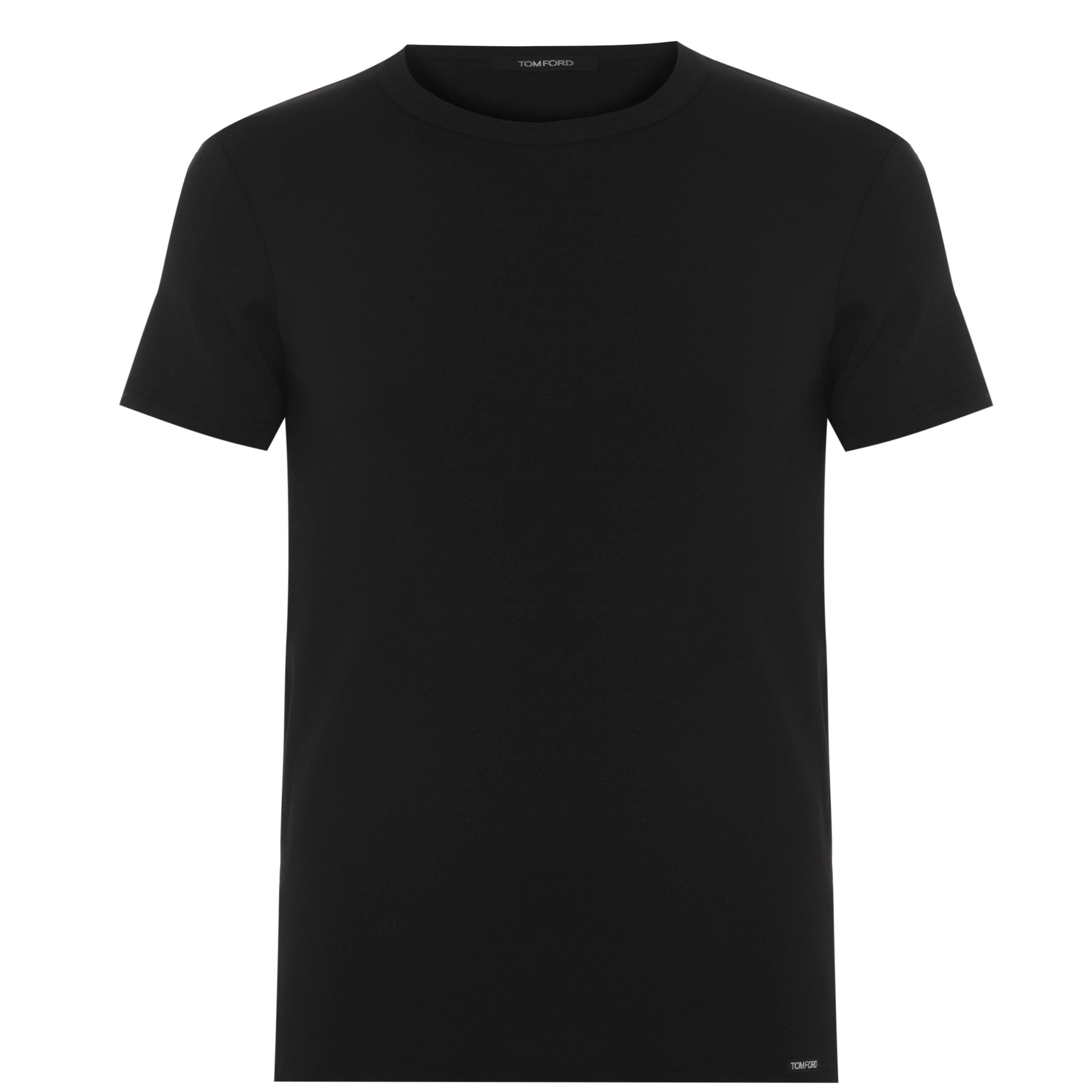 Black 002 - Tom Ford - Cotton Crew T-Shirt - 8