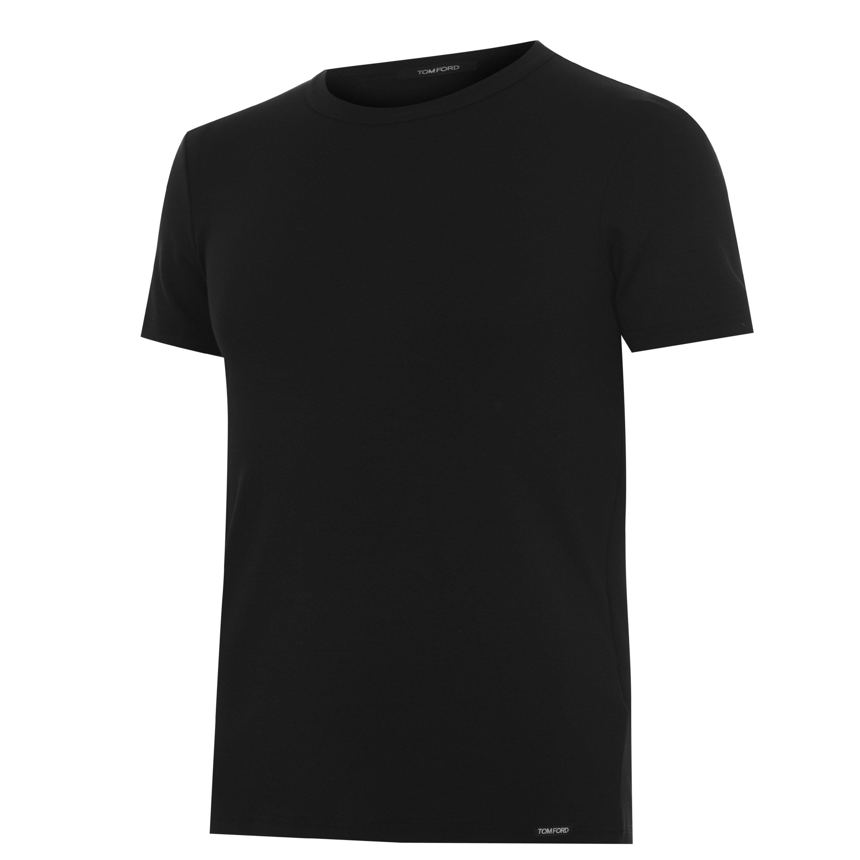 Black 002 - Tom Ford - Cotton Crew T-Shirt - 10