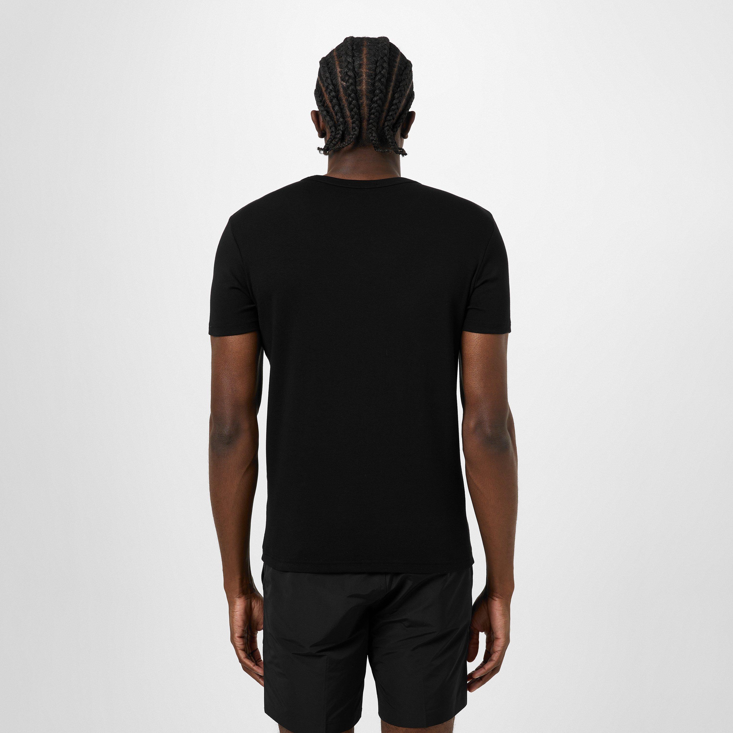 Black 002 - Tom Ford - Cotton Crew T-Shirt - 4