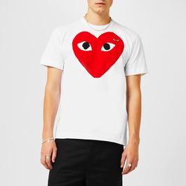 Comme des Garcons PLAY Heart Logo Cotton T Shirt